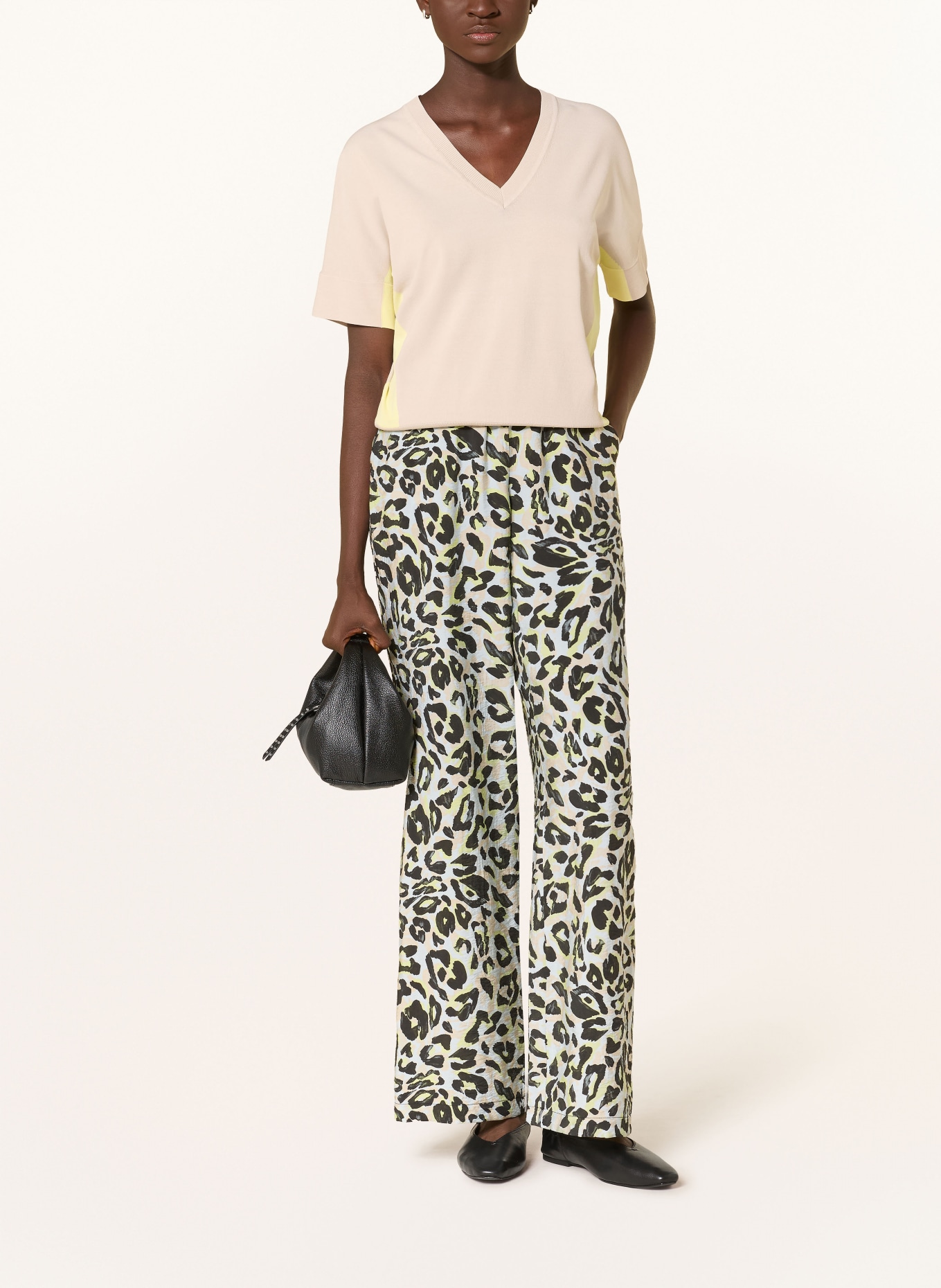 CATNOIR Strickshirt: BEIGE / HELLGELB