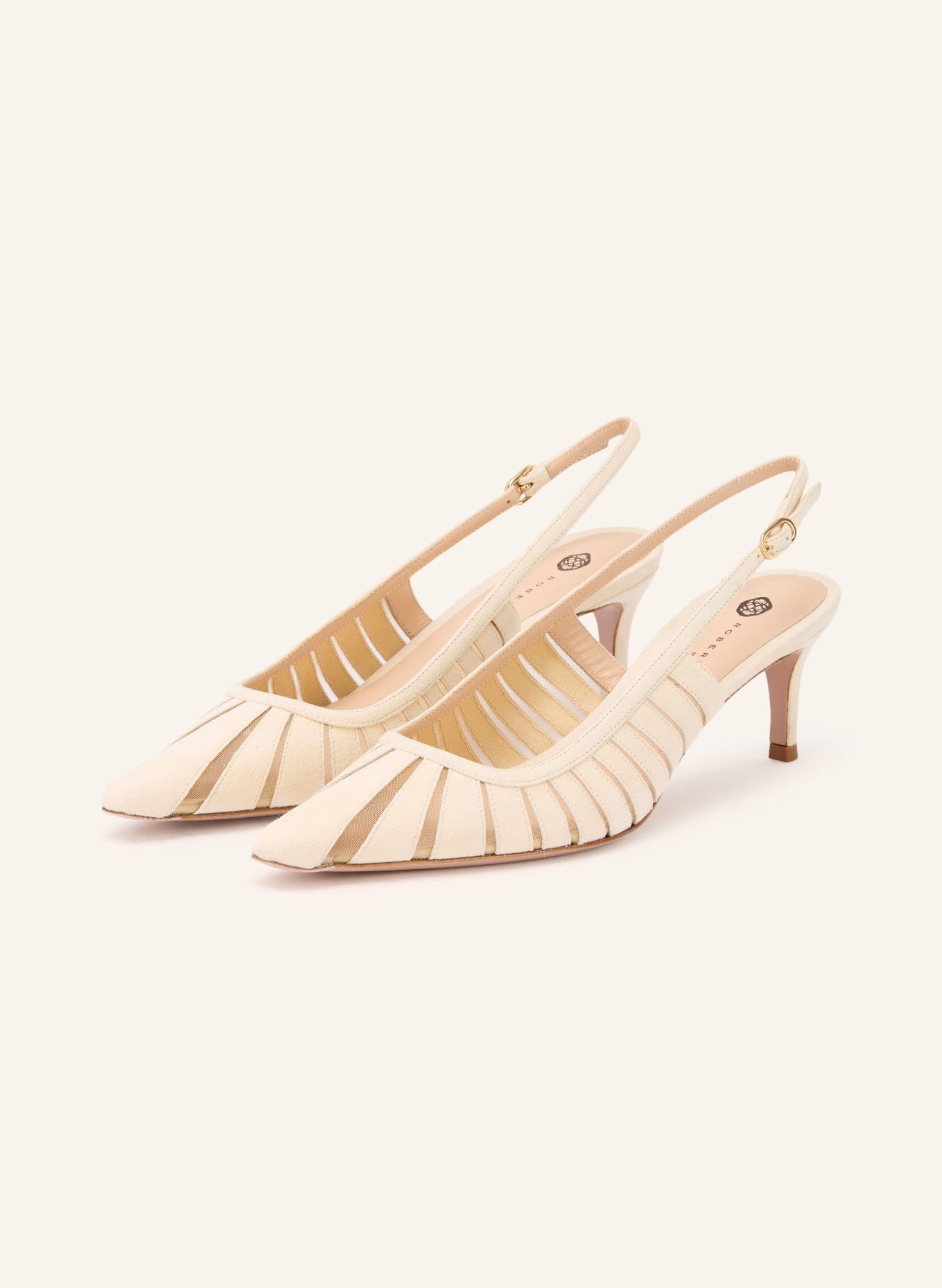 ROBERTO FESTA Slingpumps FENICE: CREME