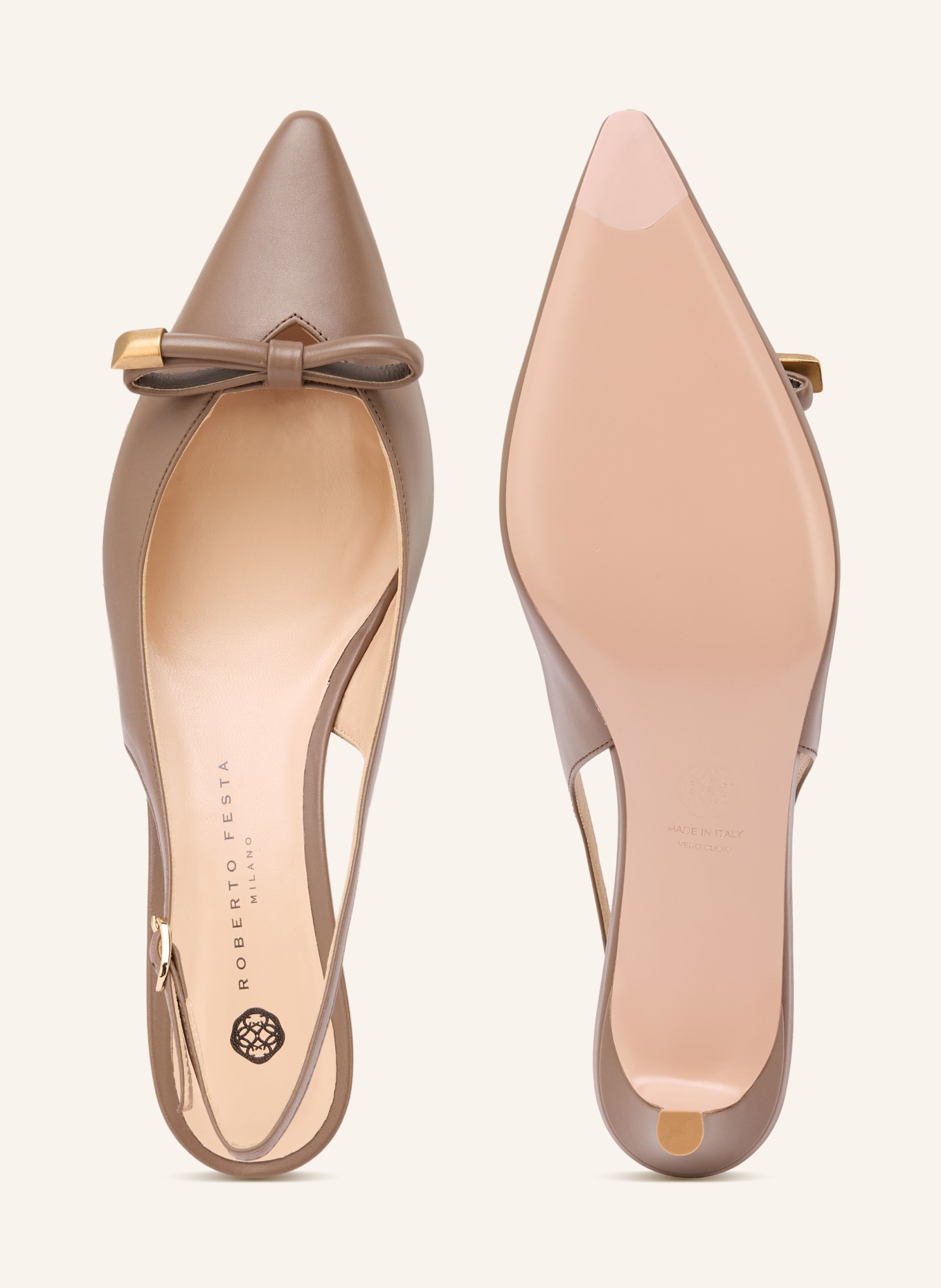 ROBERTO FESTA Slingpumps SENYAL: BRAUN