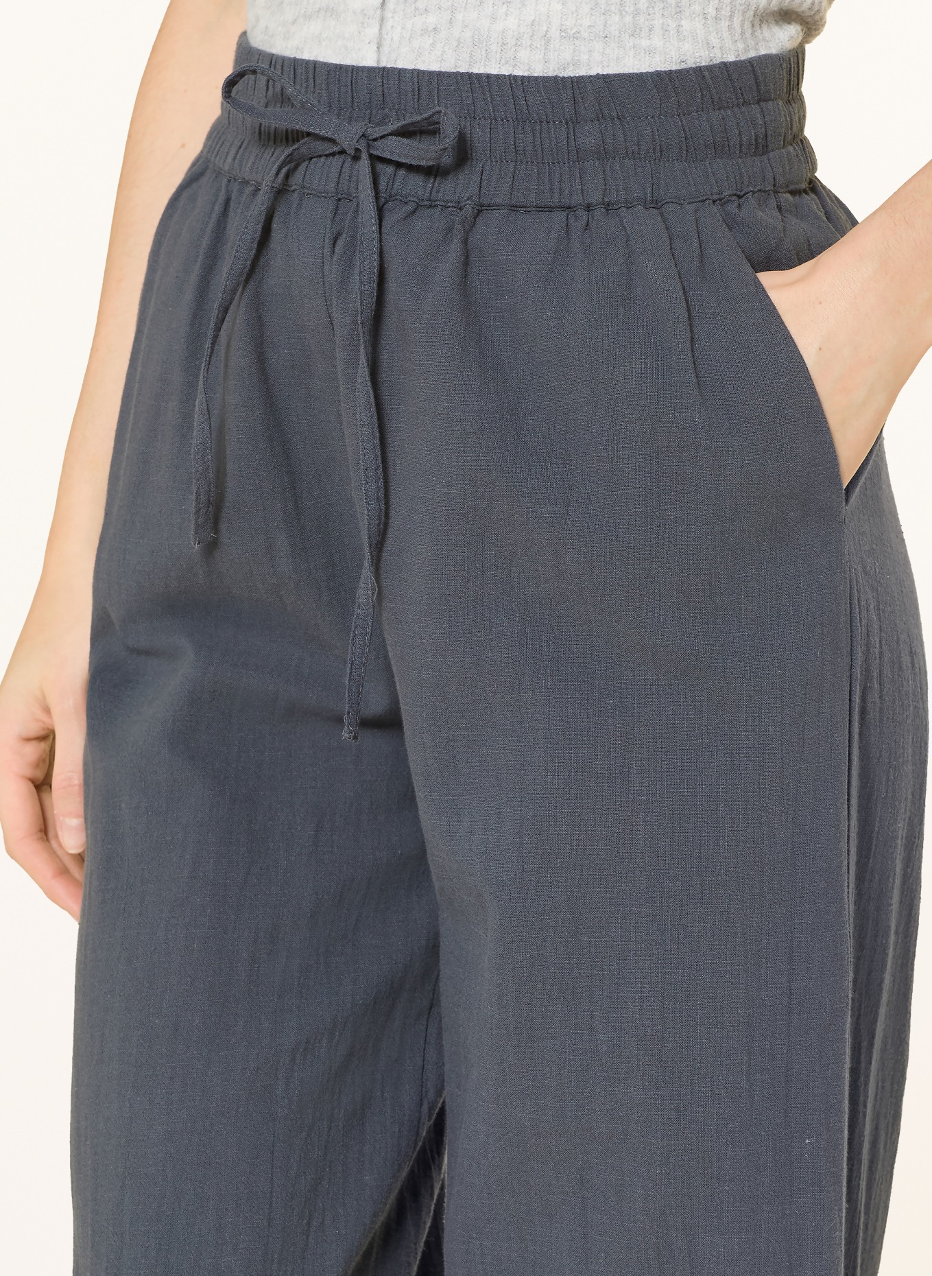 ONLY Marlenehose: DUNKELGRAU