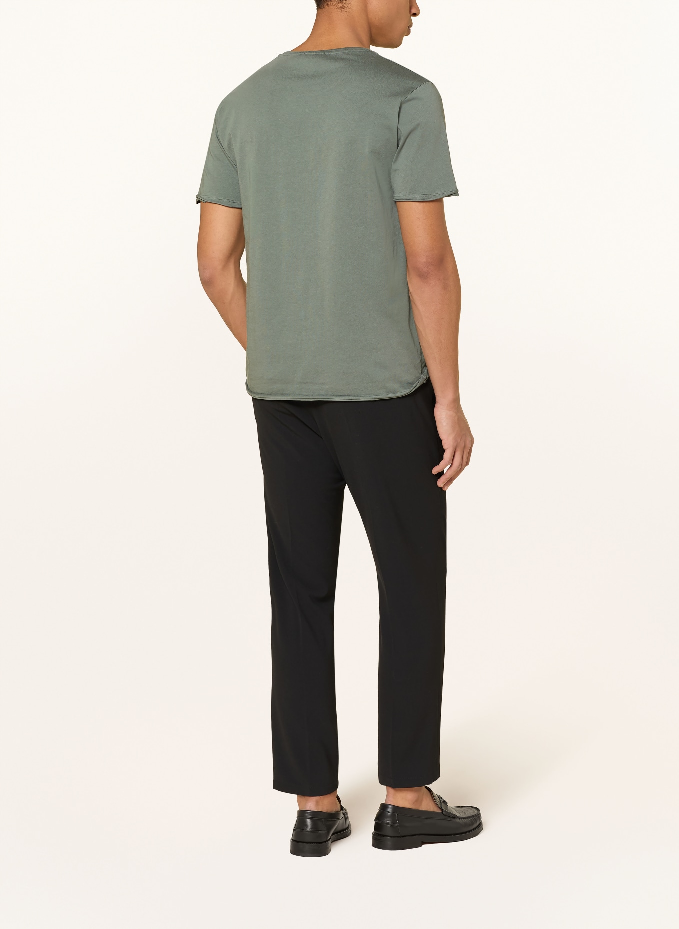 DRYKORN T-Shirt KENDRICK: DUNKELGRÜN