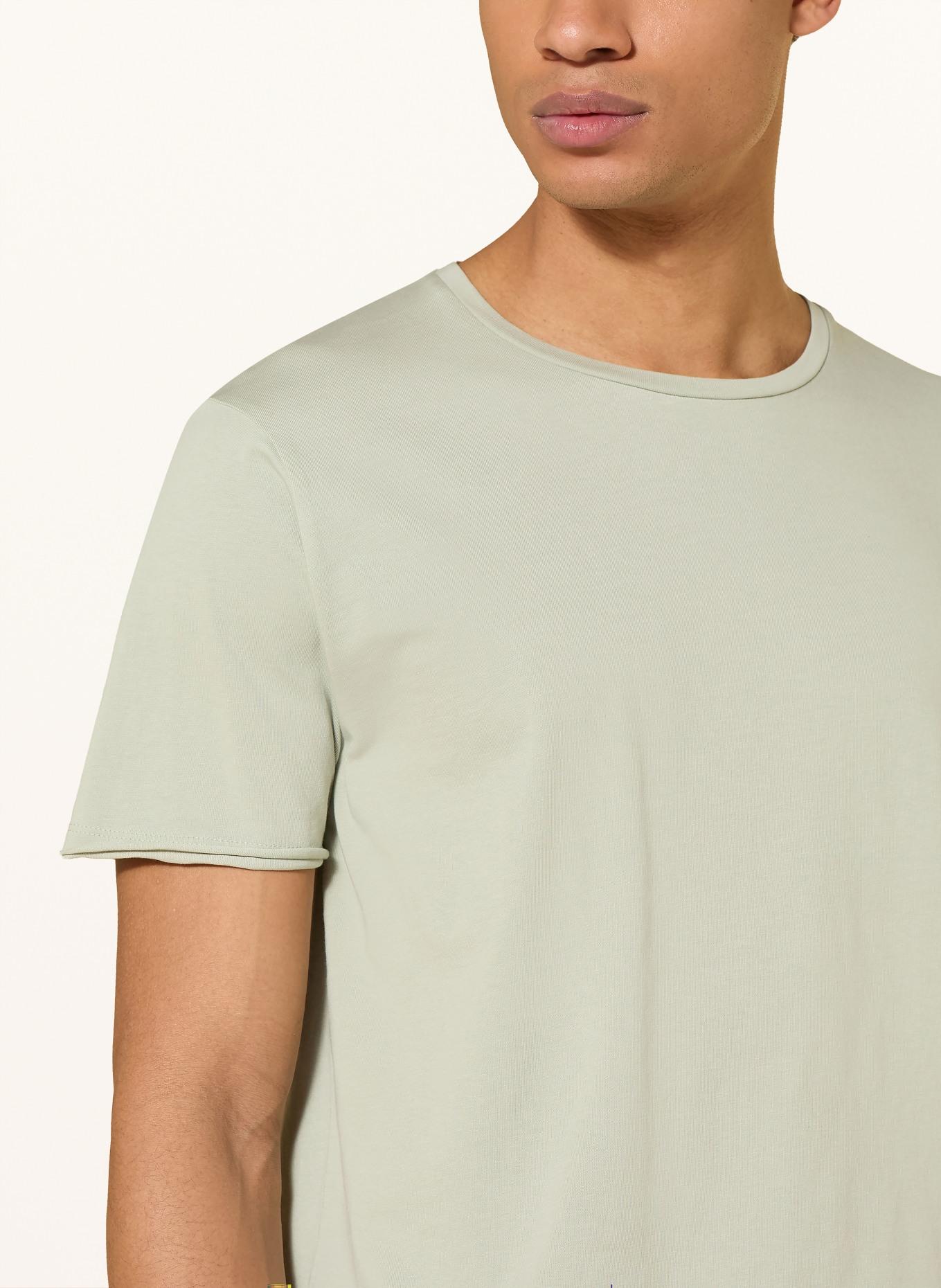 DRYKORN T-Shirt KENDRICK: HELLGRÜN