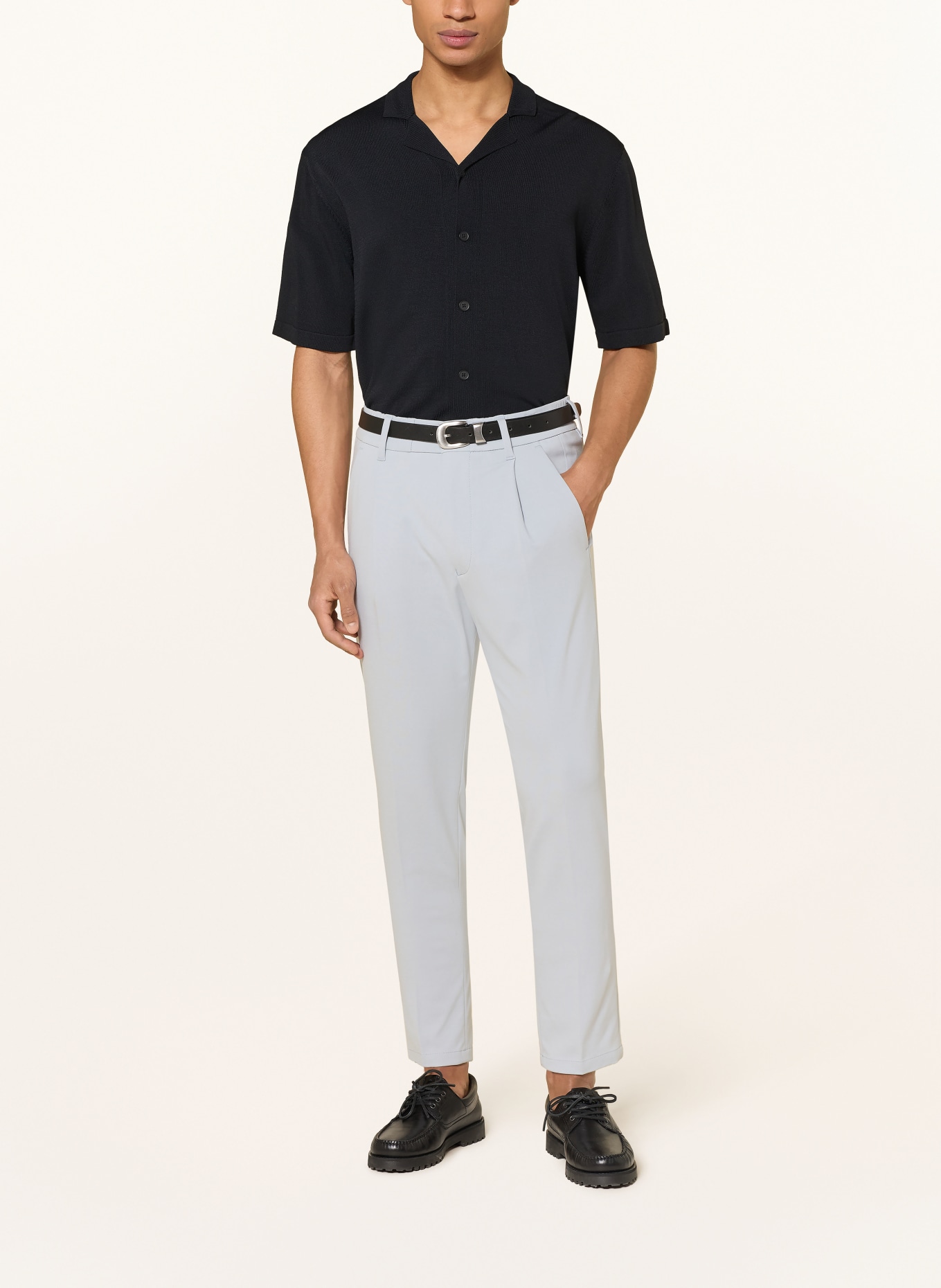 DRYKORN Anzughose CHASY Regular Fit mit verkürzter Beinlänge: 3905 blau