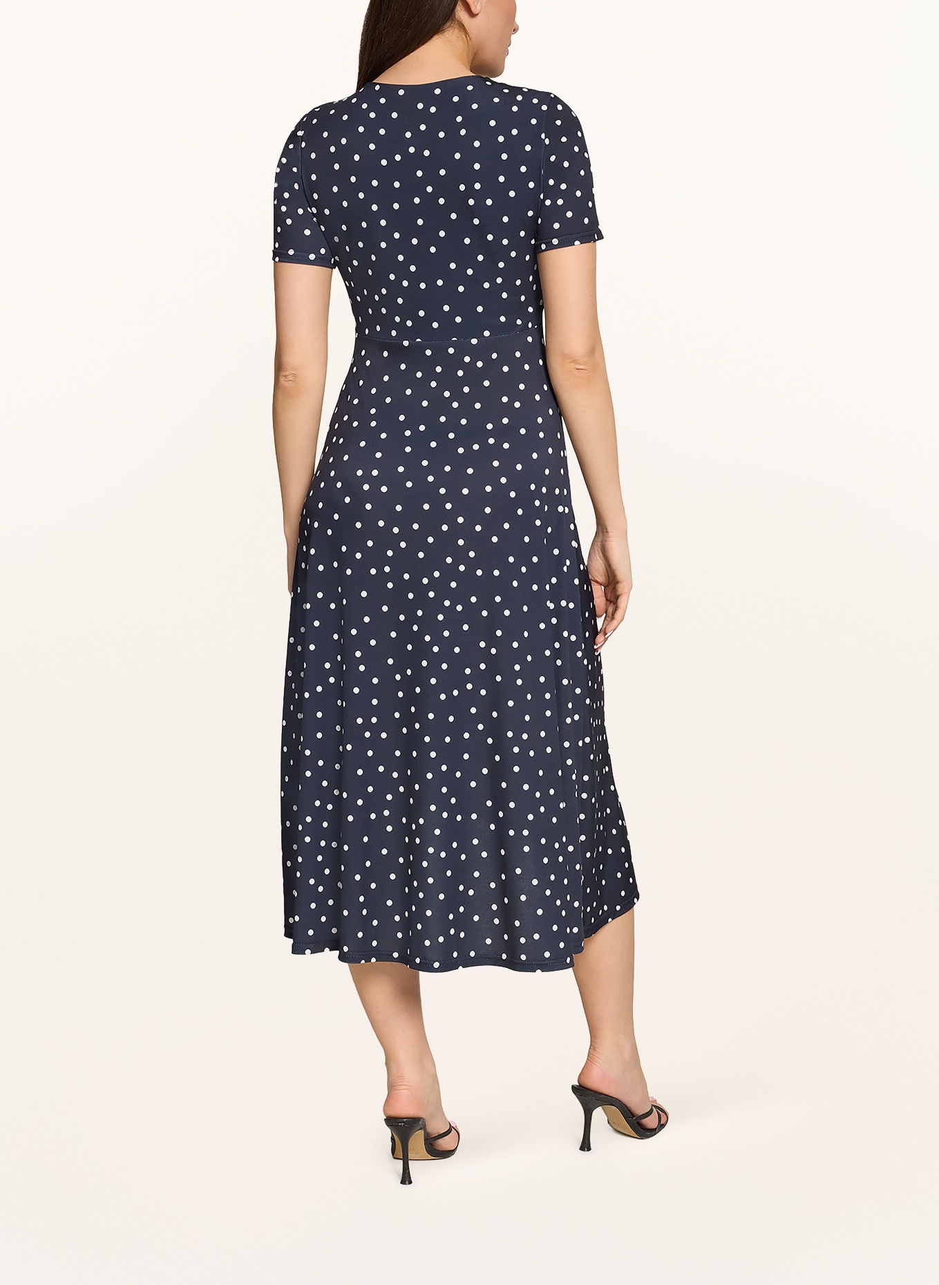 Vera Mont Jerseykleid: DUNKELBLAU / WEISS