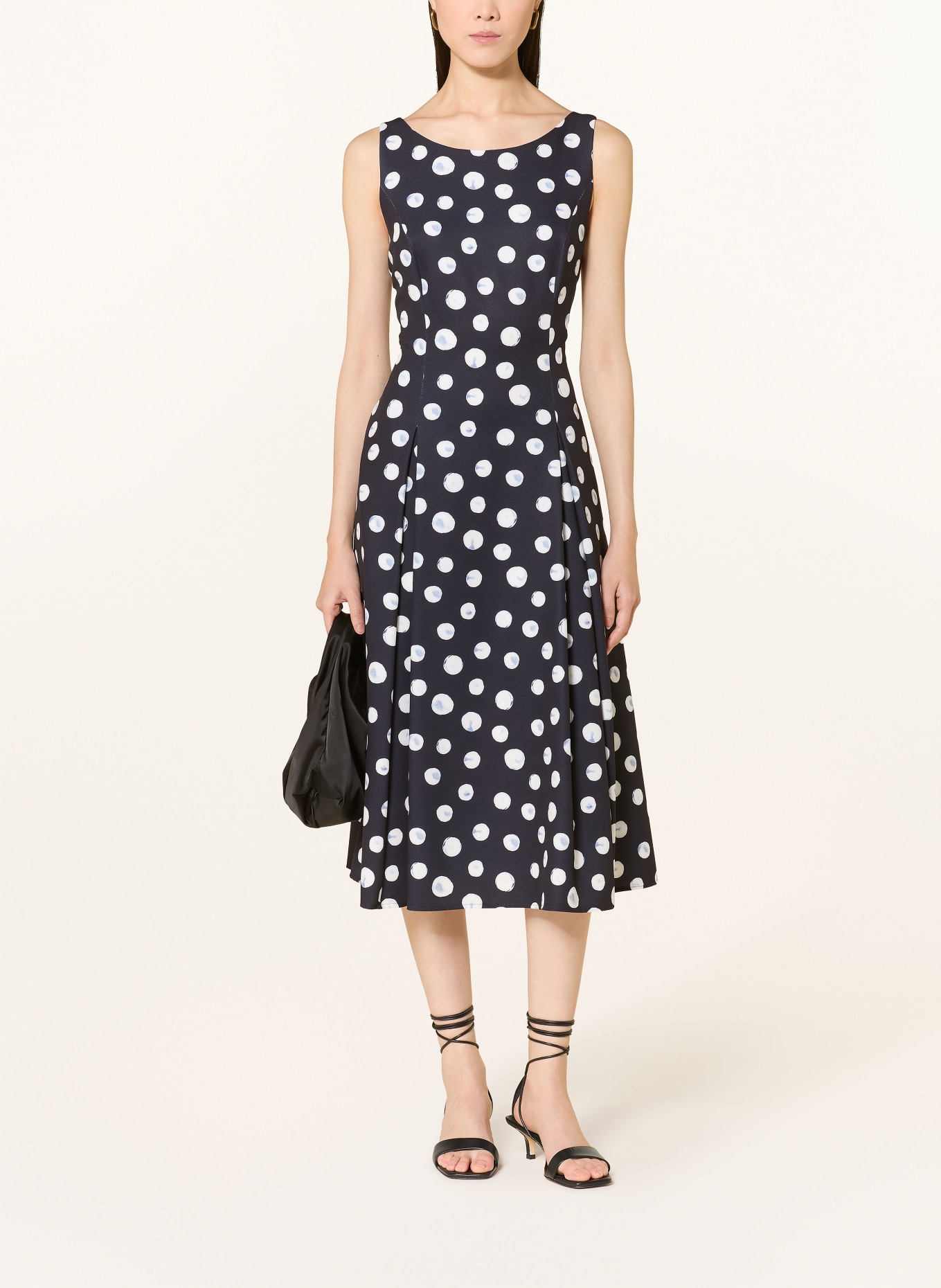 Vera Mont Cocktailkleid: DUNKELBLAU / WEISS