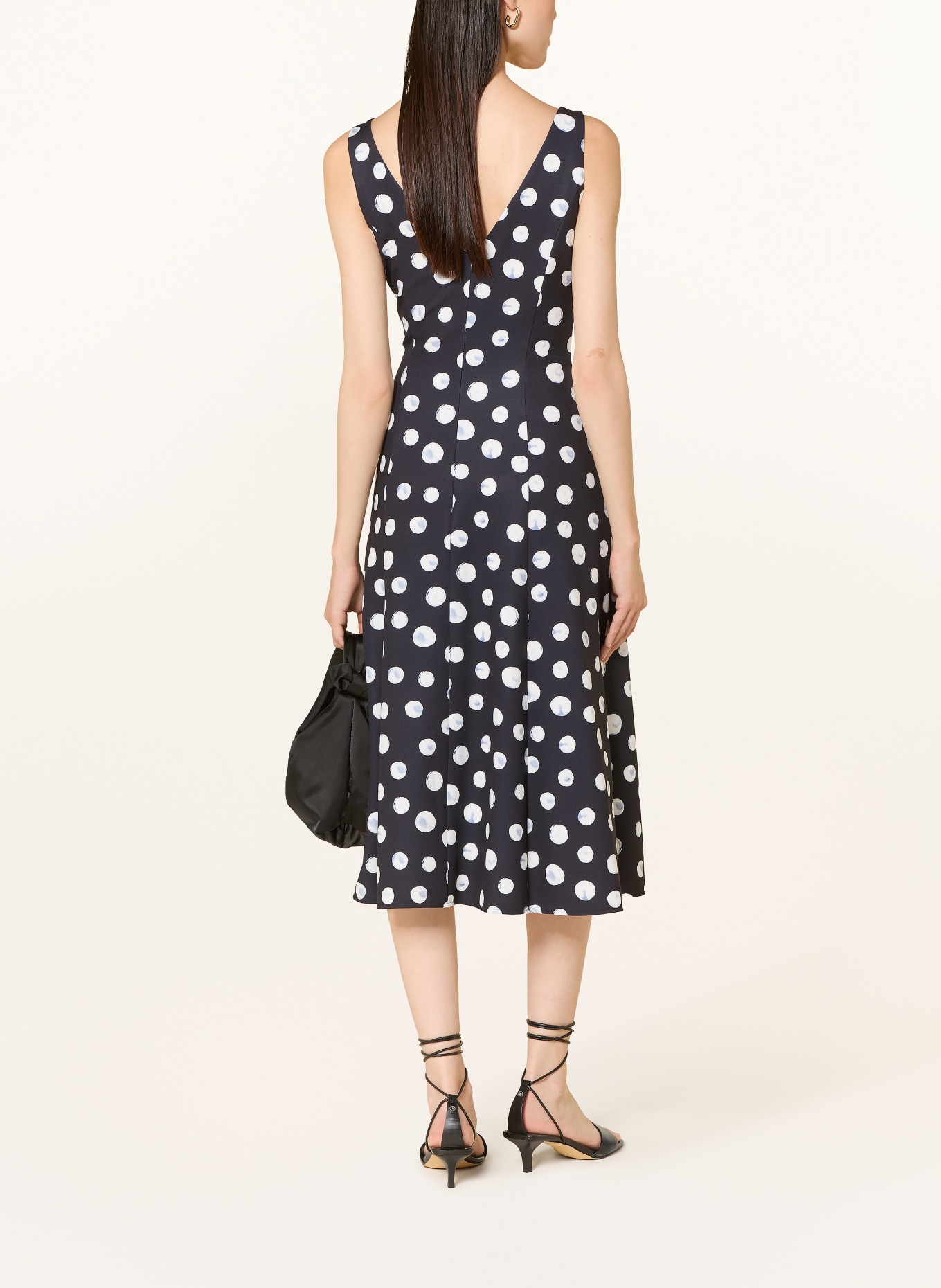 Vera Mont Cocktailkleid: DUNKELBLAU / WEISS