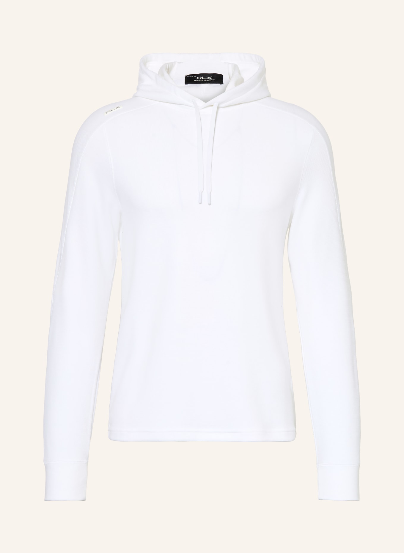 RLX RALPH LAUREN mikina s kapucí: BÍLÁ