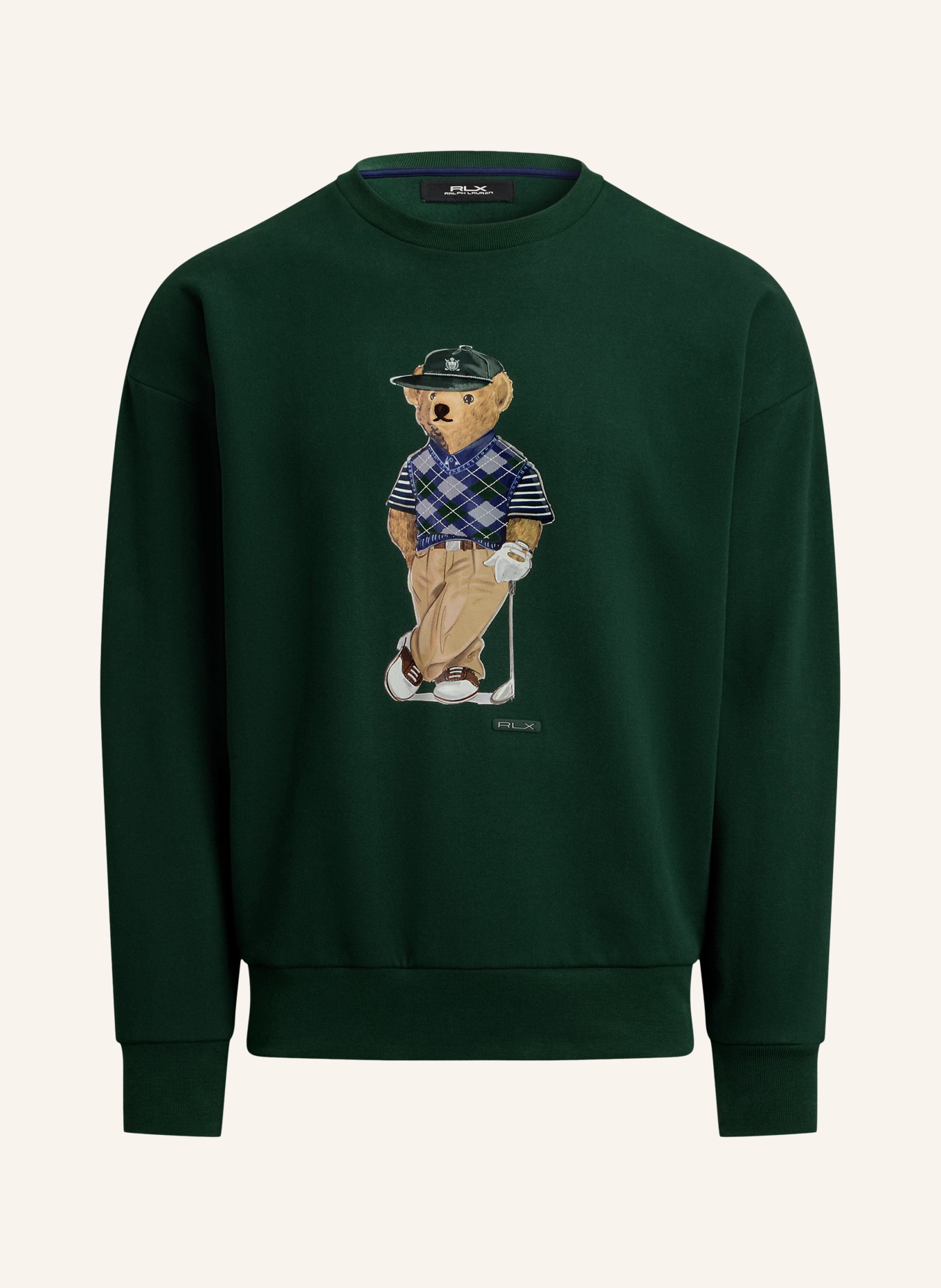 RLX RALPH LAUREN sweatshirt: DARK GREEN