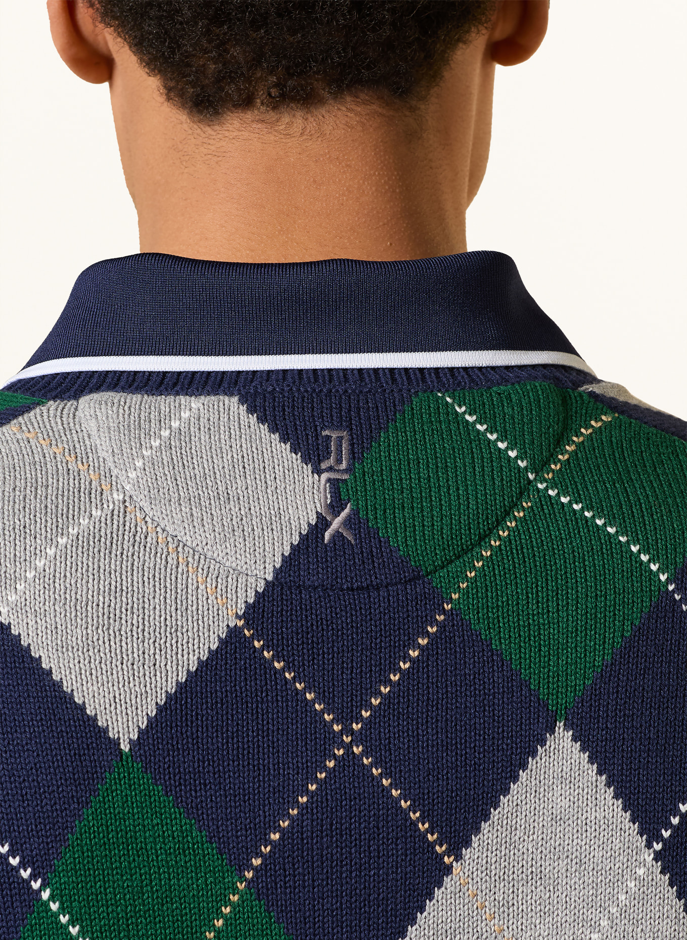 RLX RALPH LAUREN sweter bez rękawów: NIEBIESKI / SZARY / ZIELONY