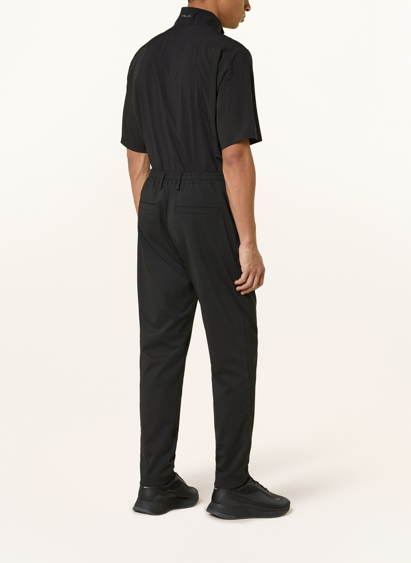 RLX RALPH LAUREN Funktions-Poloshirt: SCHWARZ