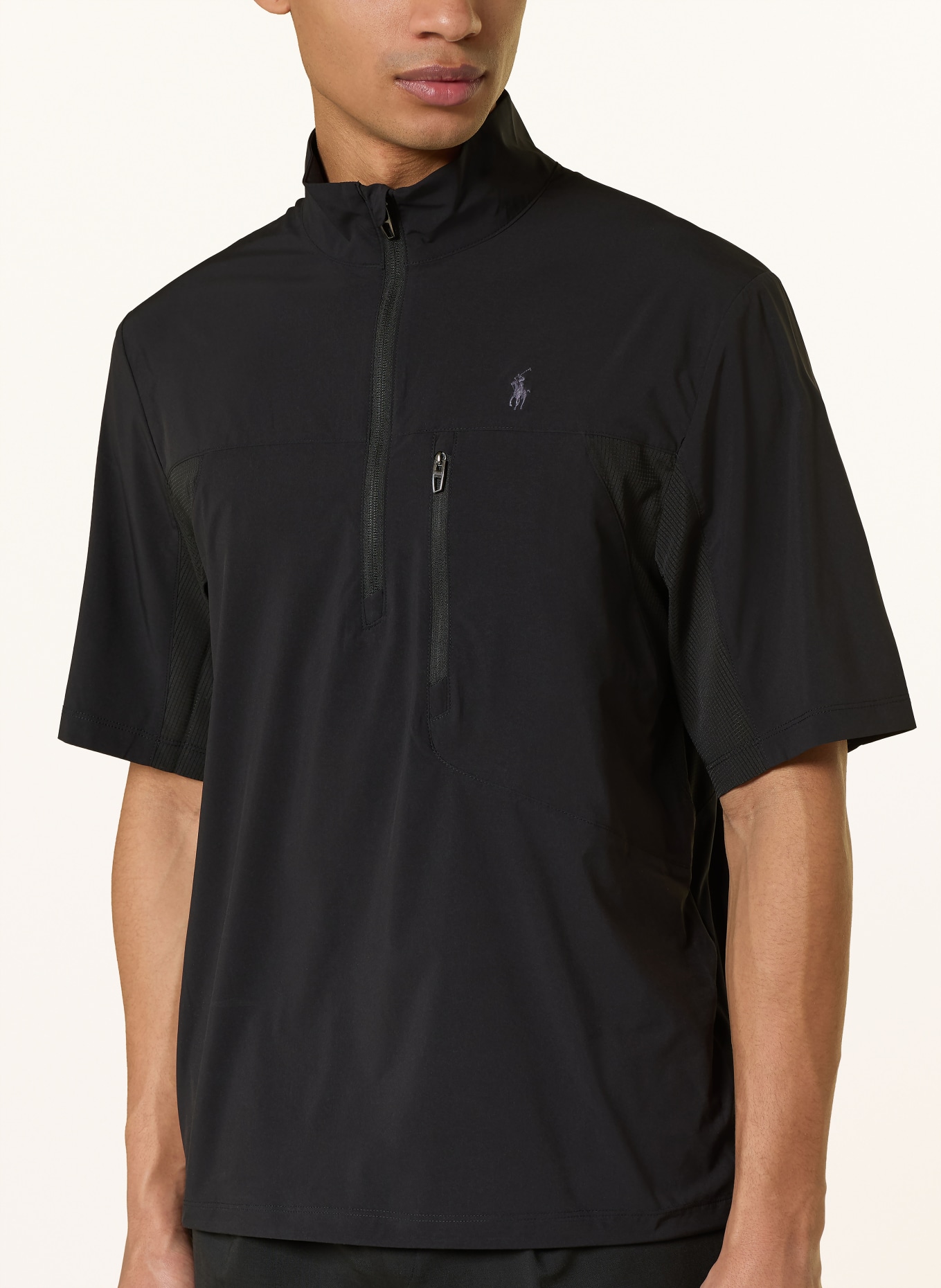 RLX RALPH LAUREN Funktions-Poloshirt: SCHWARZ