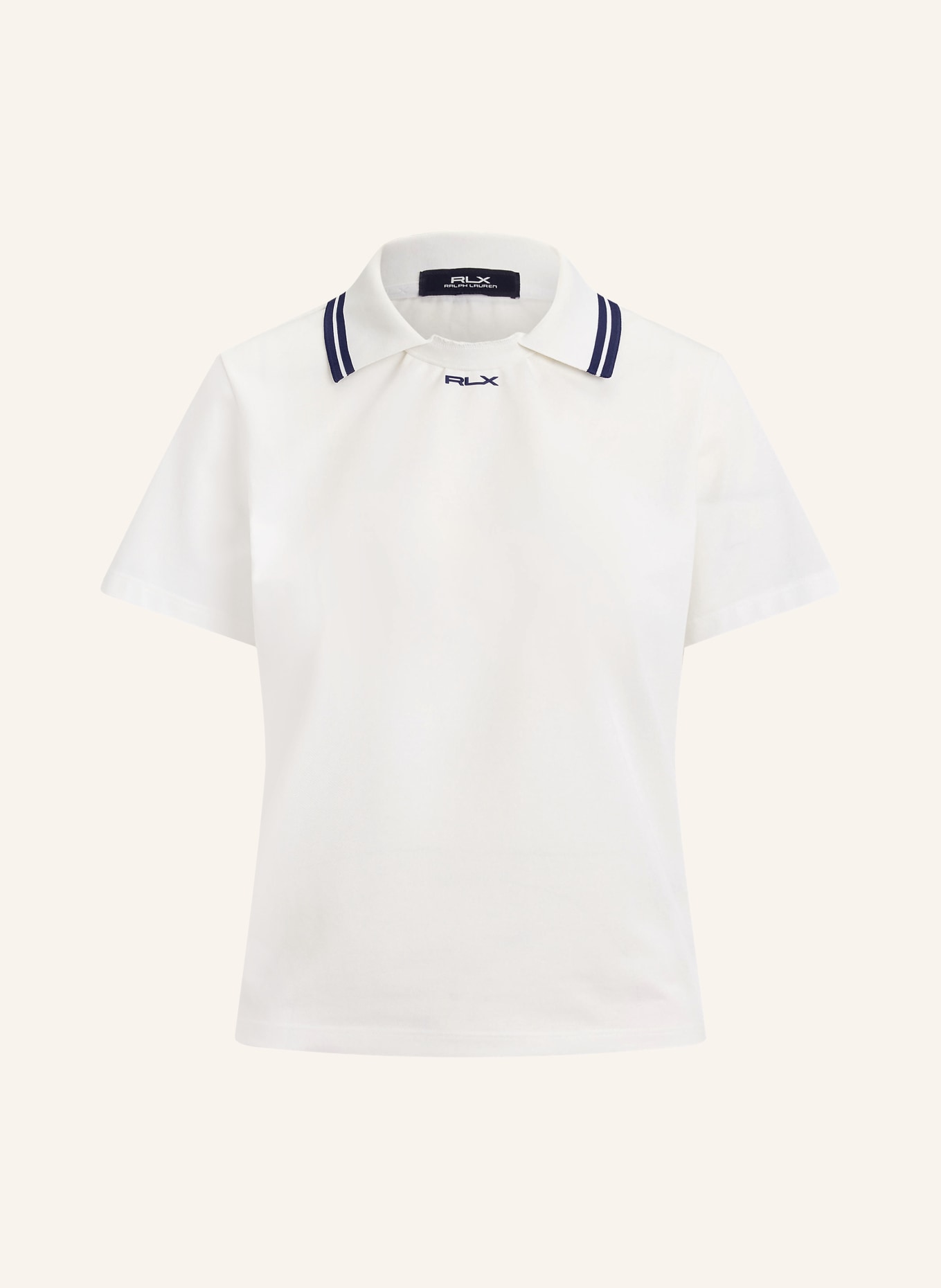 RLX RALPH LAUREN Piqué polokošile: BÍLÁ