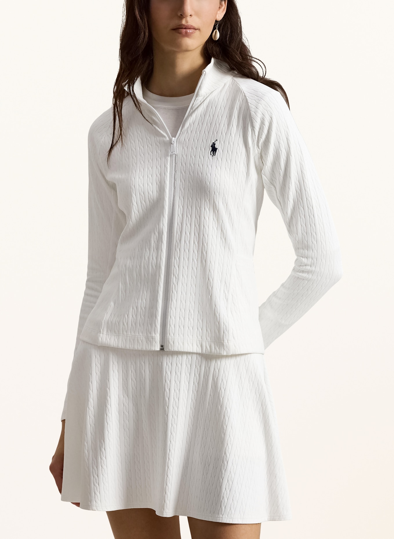 RLX RALPH LAUREN veste de survêtement: BLANC