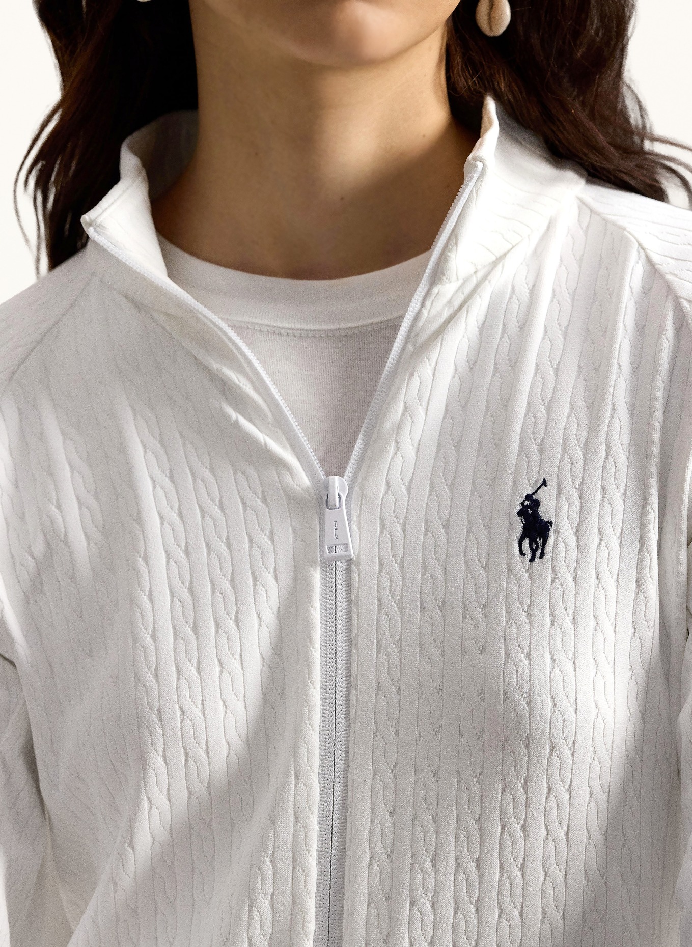 RLX RALPH LAUREN veste de survêtement: BLANC