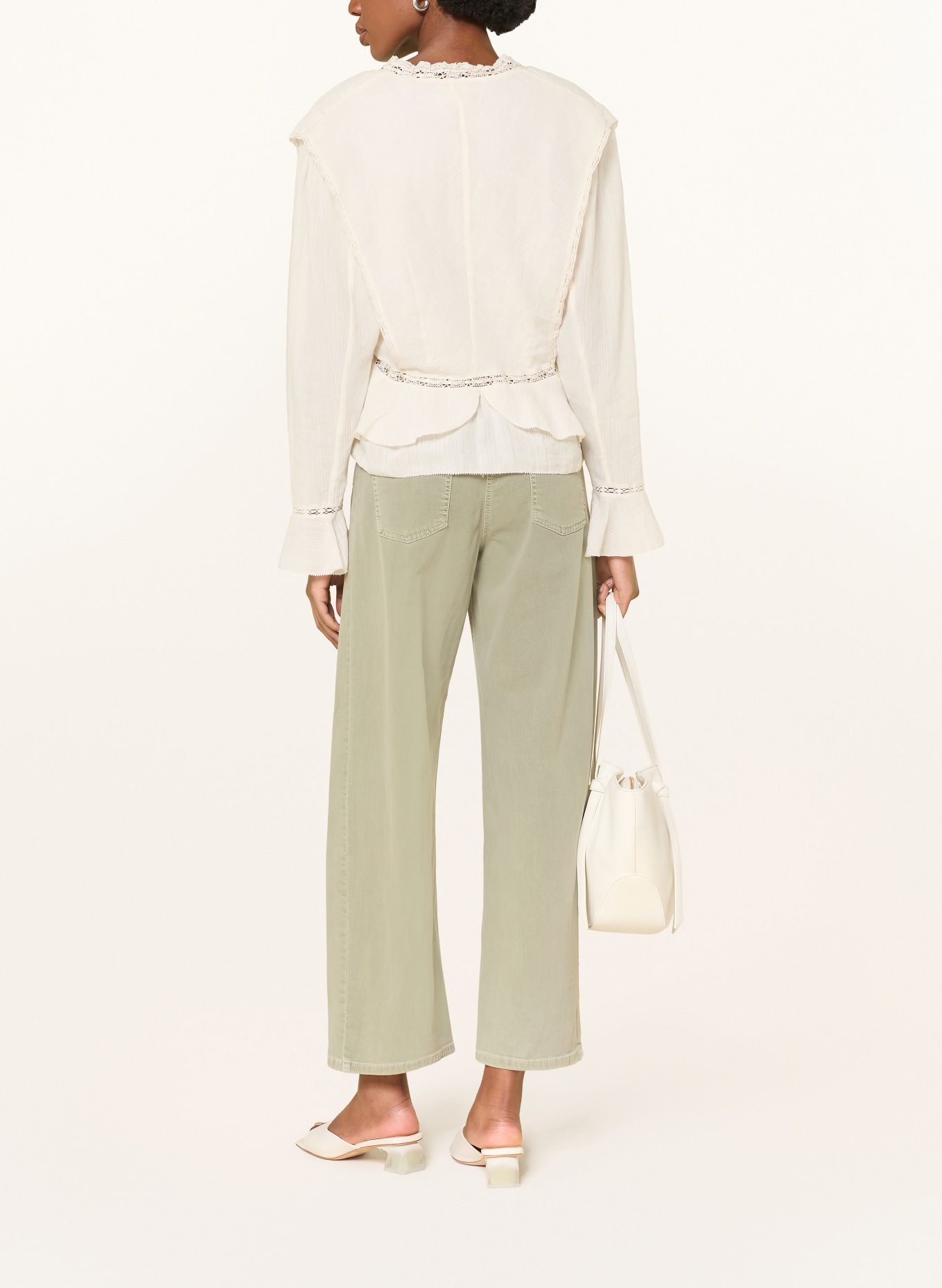 CAMBIO Jeans Barrel ORIA: 608 eco matcha