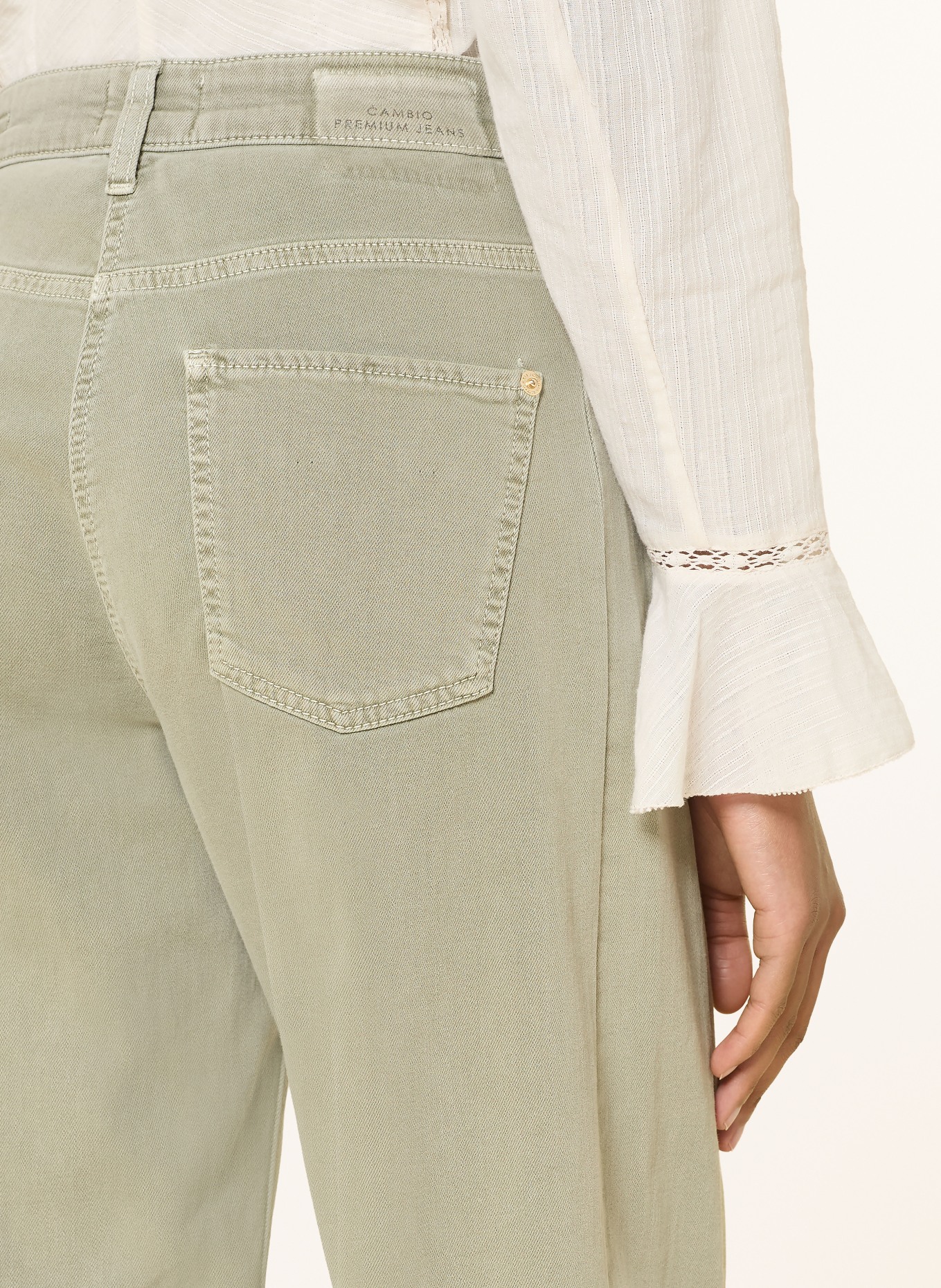 CAMBIO Jeans Barrel ORIA: 608 eco matcha