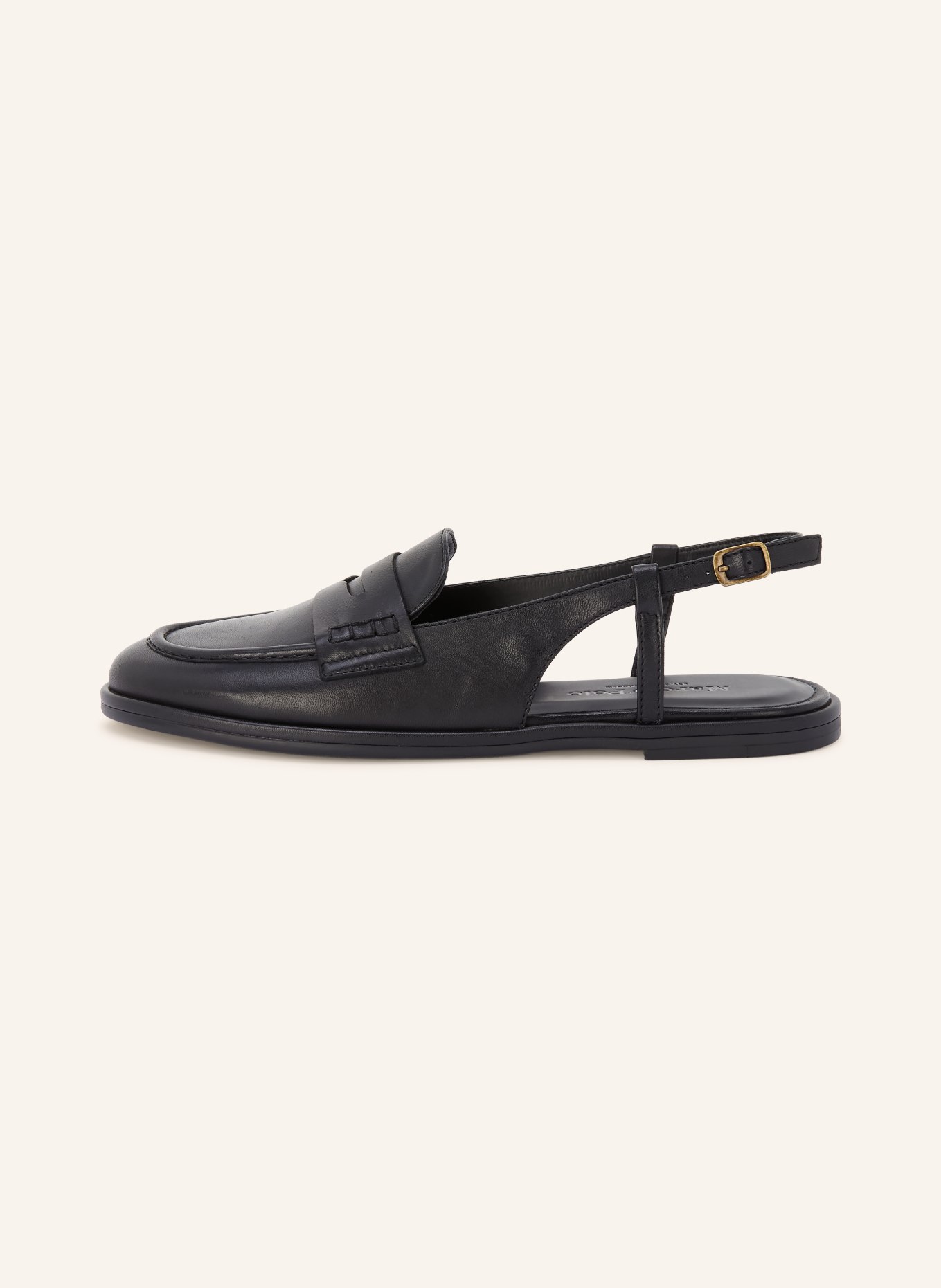 Marc O'Polo sling loafer: BLACK