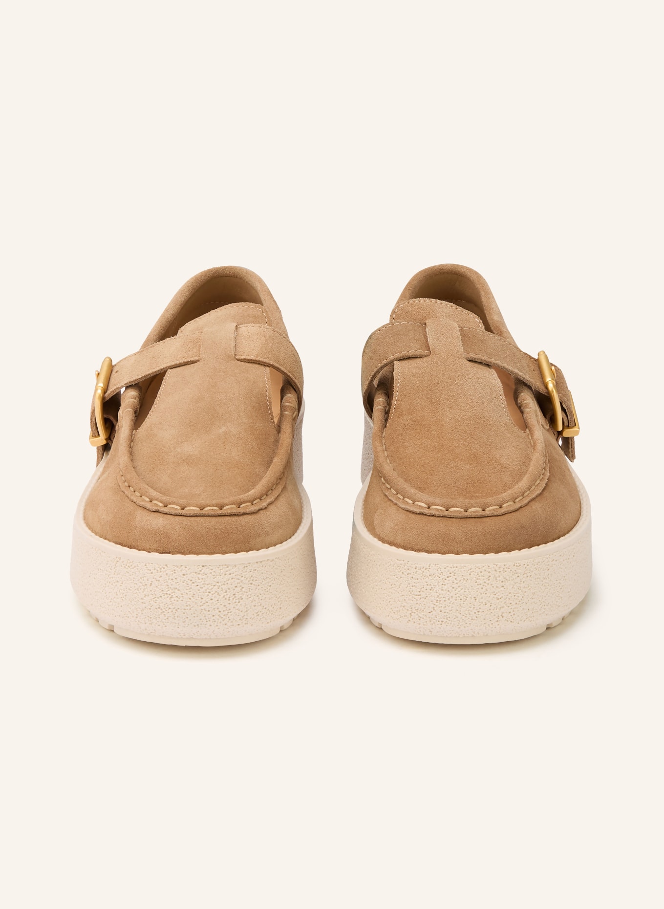 Marc O'Polo Platform loafers: BROWN