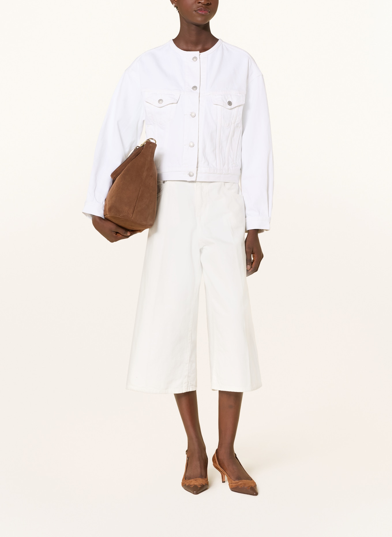 REPLAY Jeans-Culotte VIVYETTE: 011 NATURAL WHITE