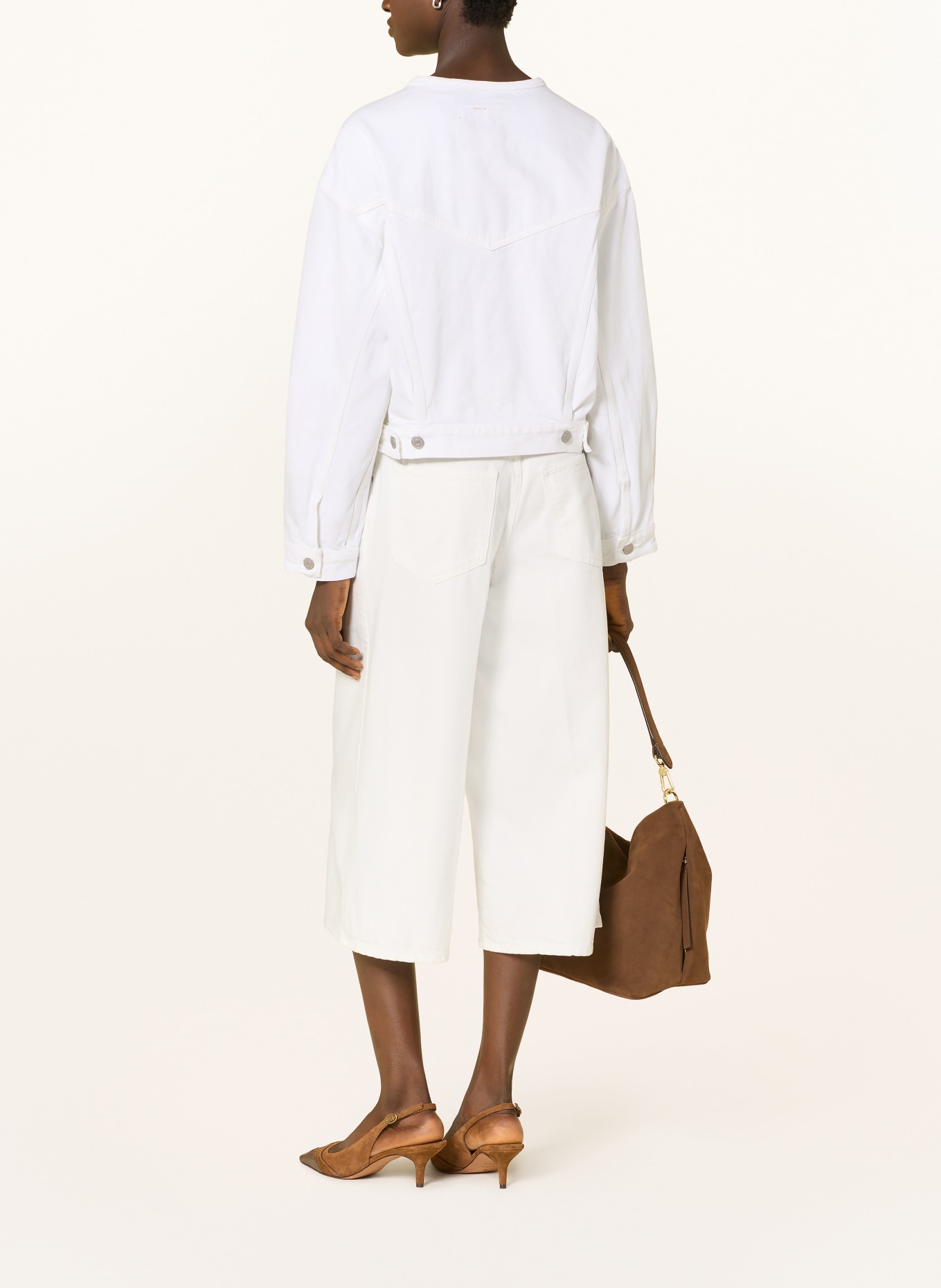 REPLAY Jeans-Culotte VIVYETTE: 011 NATURAL WHITE