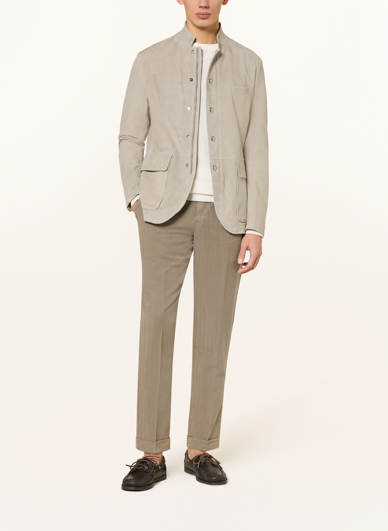 PT TORINO Chino Slim Fit: TAUPE