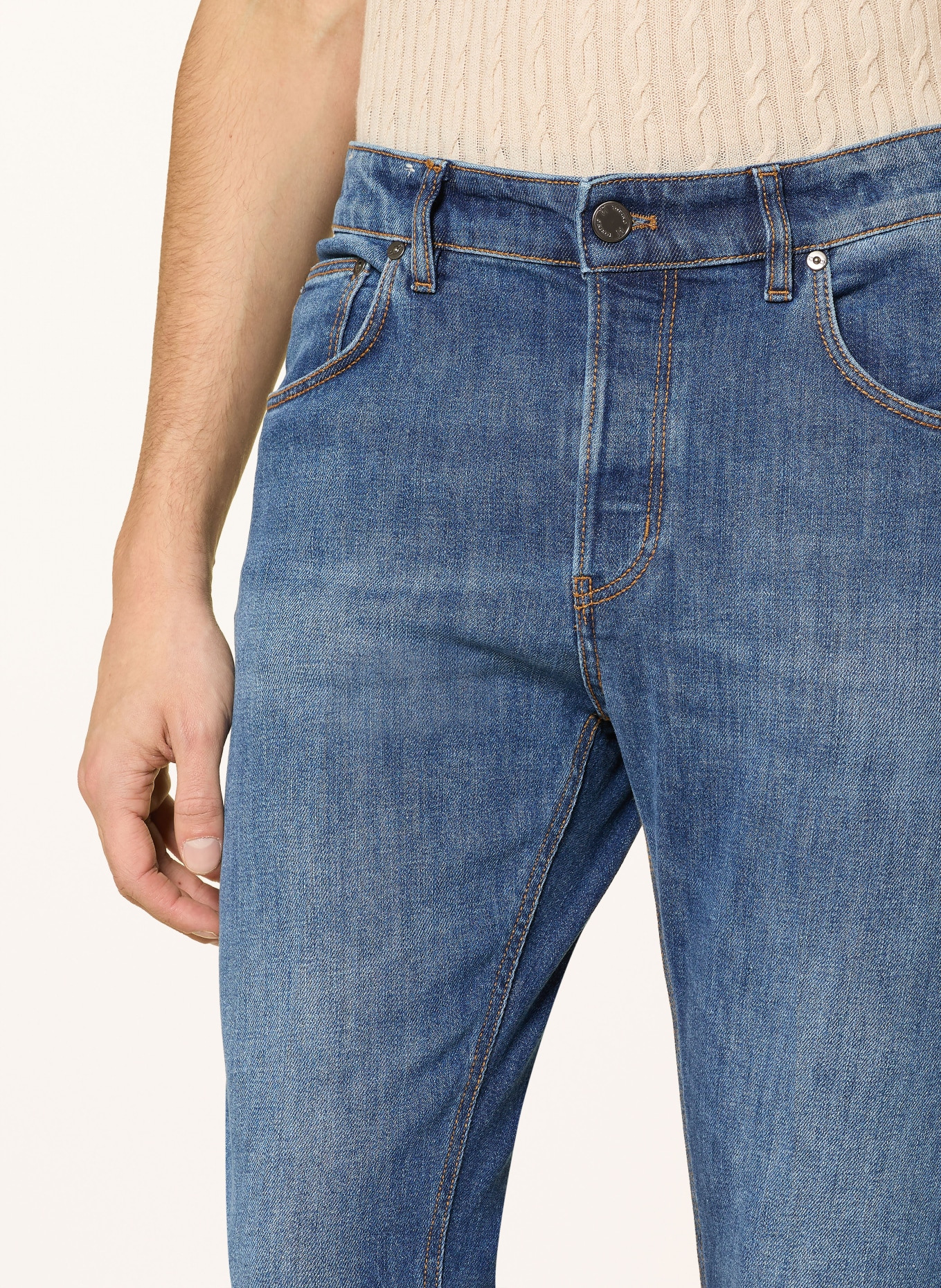 PT TORINO Džíny REGGAE Tapered Fit: MI30 MID BLUE