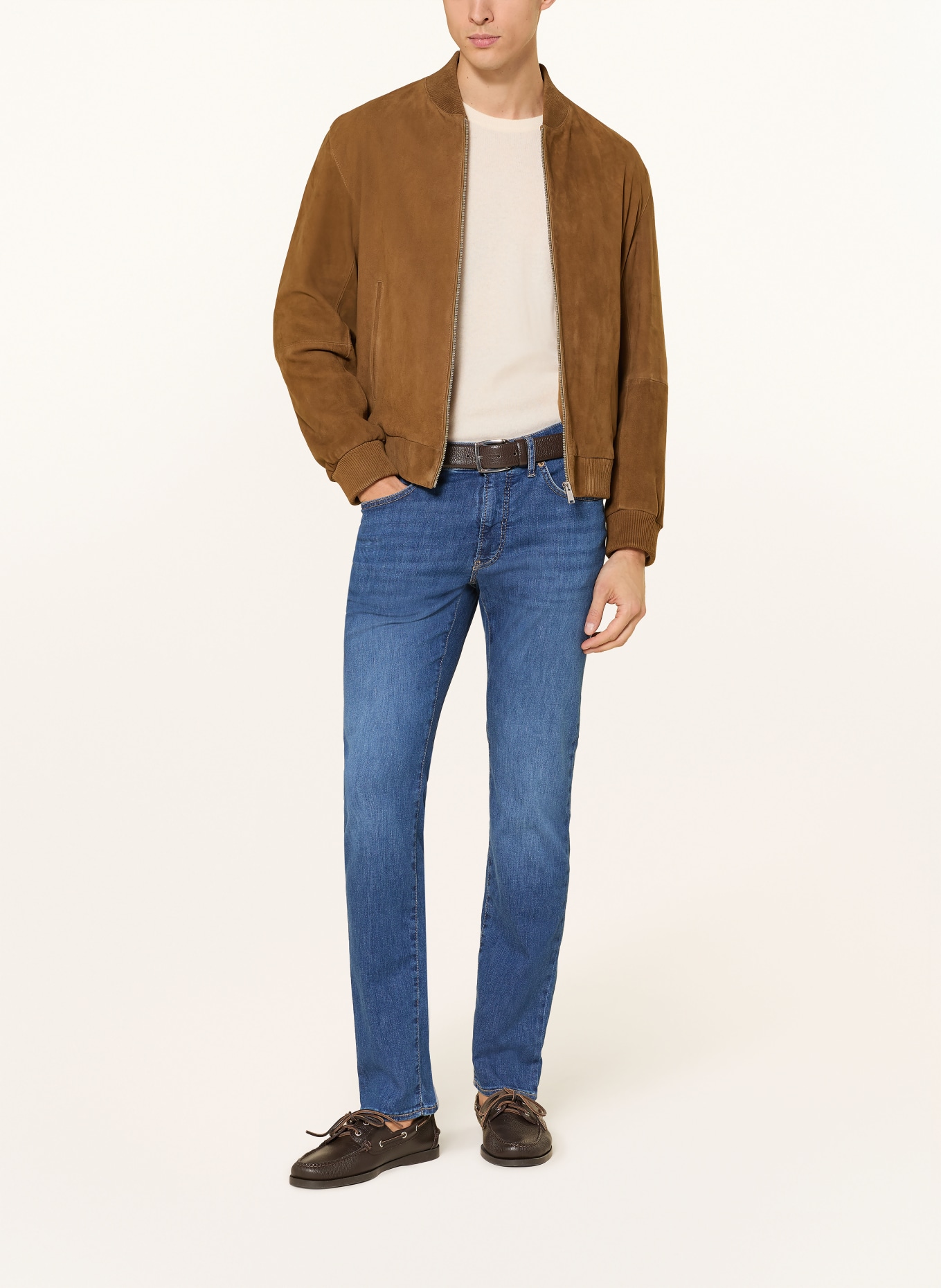 BRAX Jeans CHUCK Regular Fit: 23 DARK BLUE USED