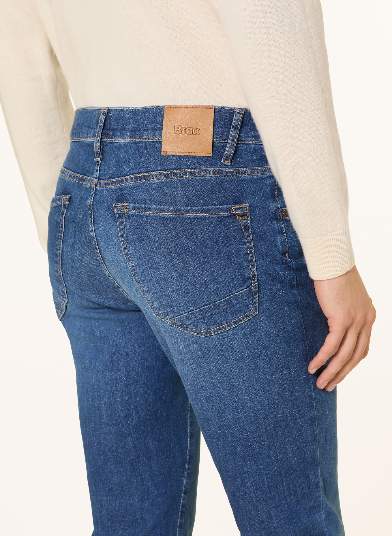 BRAX Jeans CHUCK Regular Fit: 23 DARK BLUE USED