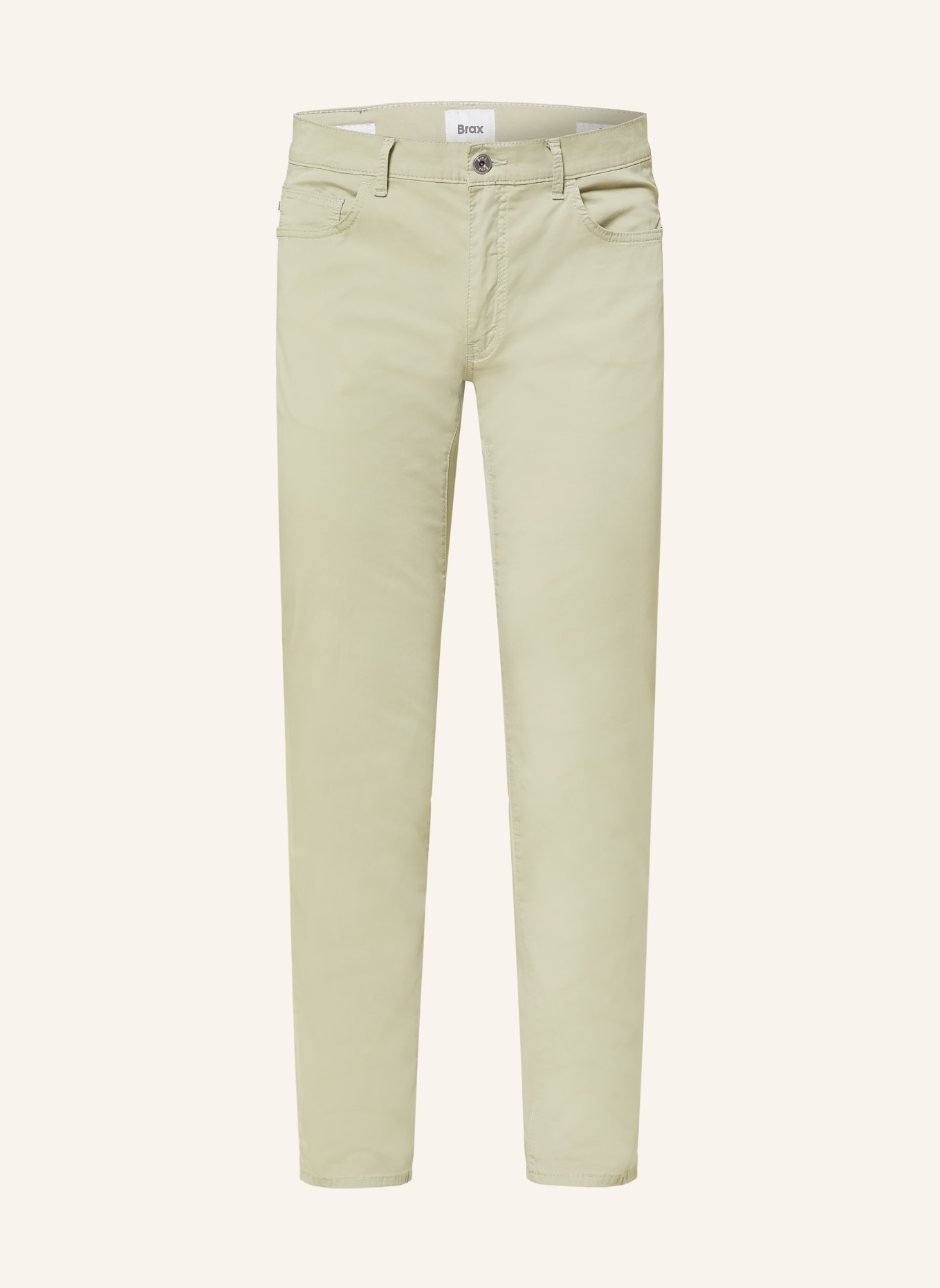 BRAX Kalhoty CADIZ Slim Fit: SVĚTLE ZELENÁ