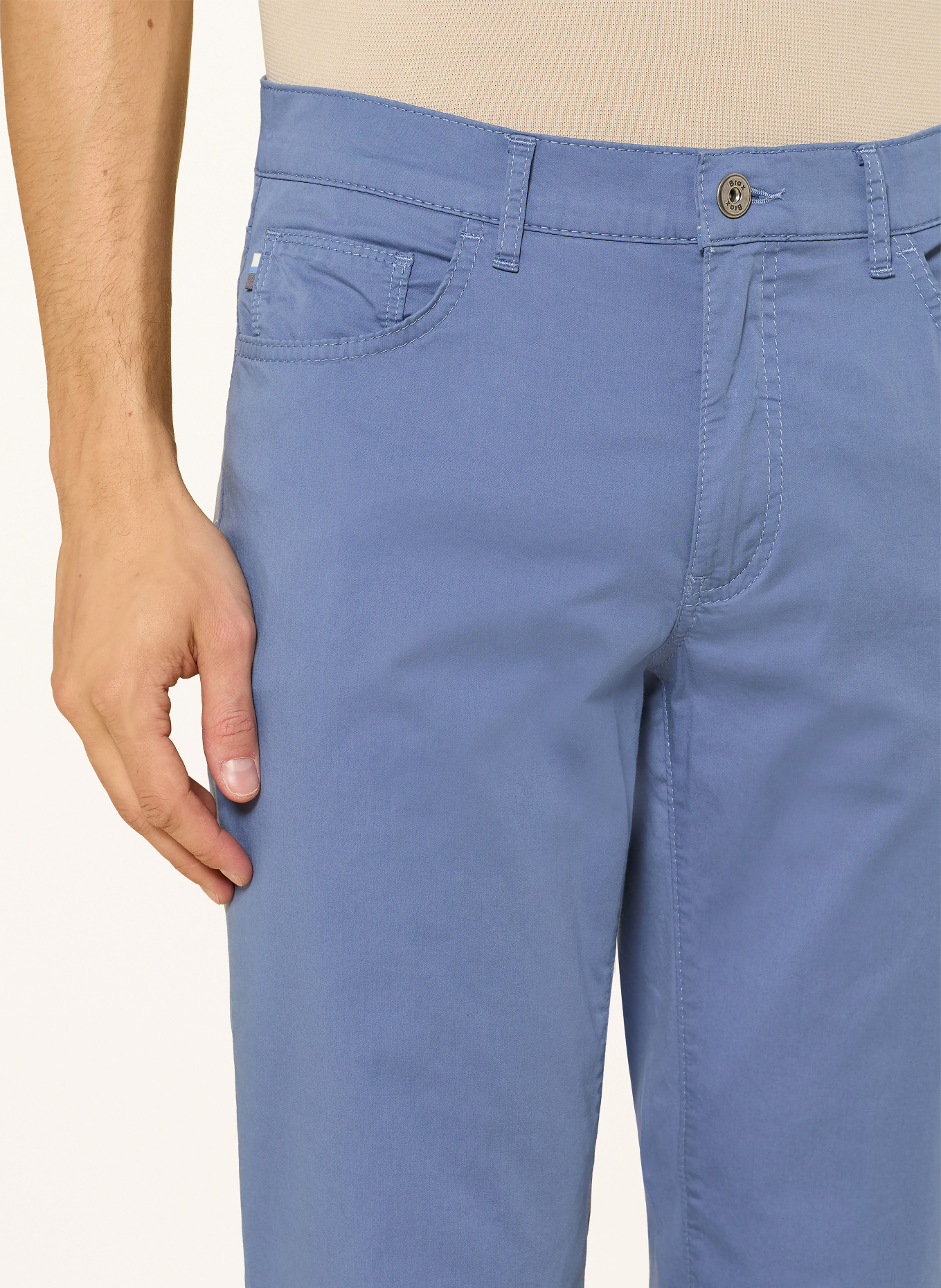 BRAX Kalhoty CADIZ Slim Fit: MODRÁ