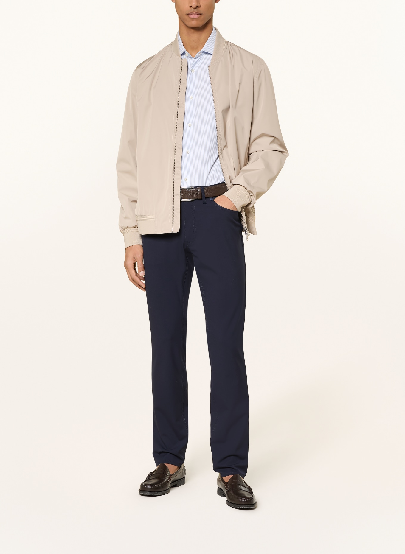 BRAX CHUCK Modern Fit pants: DARK BLUE