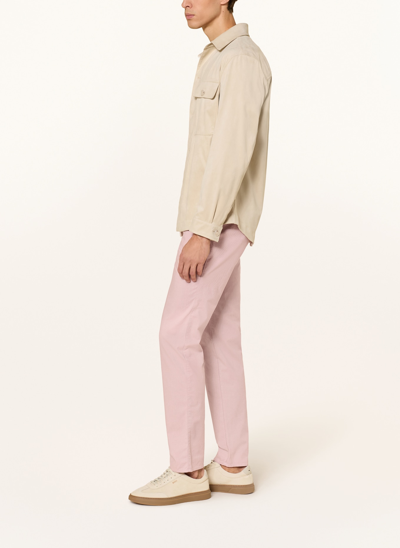BRAX FABIO Modern Fit Chinos: 84 CINDER ROSE