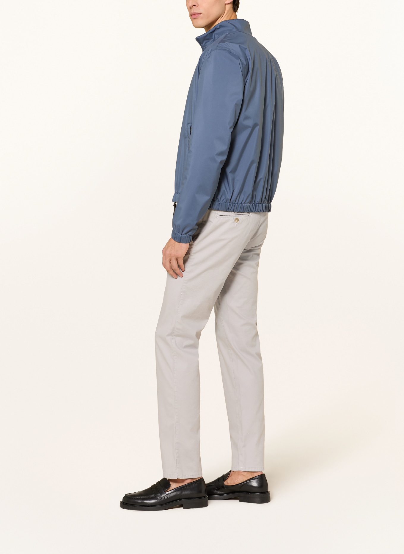 BRAX Pantalon chino piqué FABIO coupe moderne: 07 PLATIN