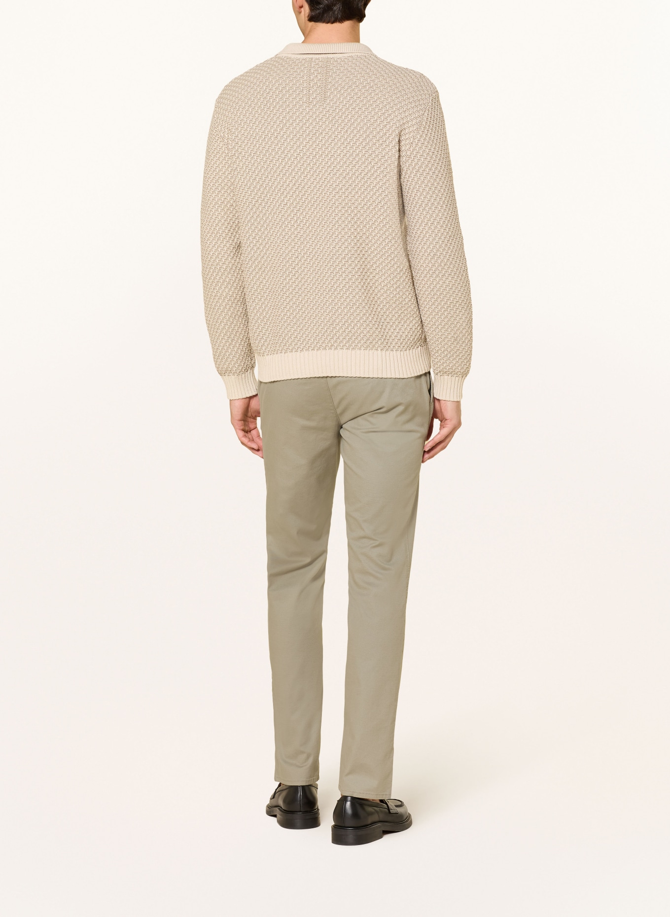 BRAX FABIO Modern Fit Piqué Chino: 37 jungle