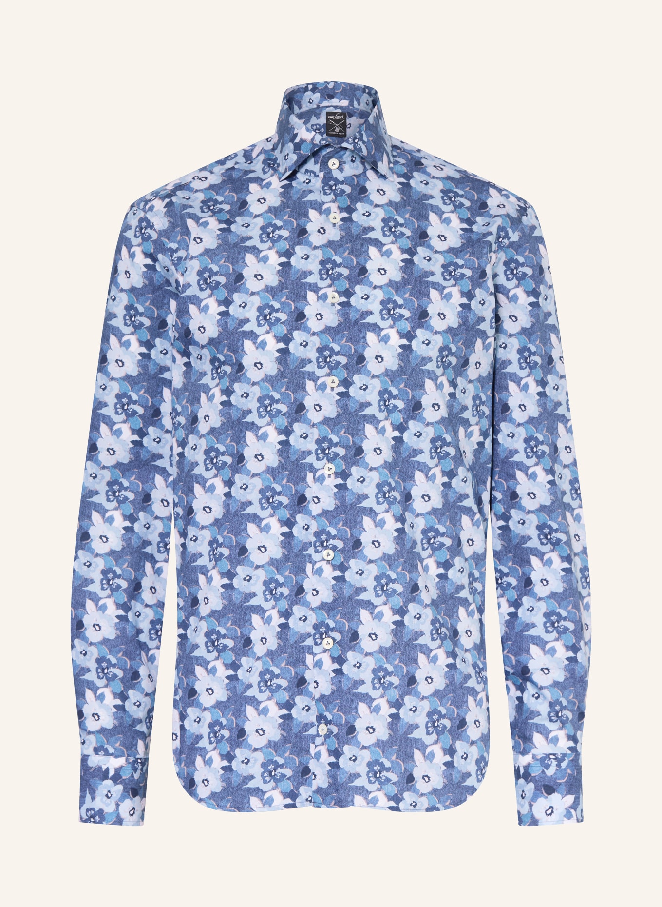 van Laack Hemd VL-RIVARA-TF Tailor Fit: BLAU / HELLBLAU / WEISS