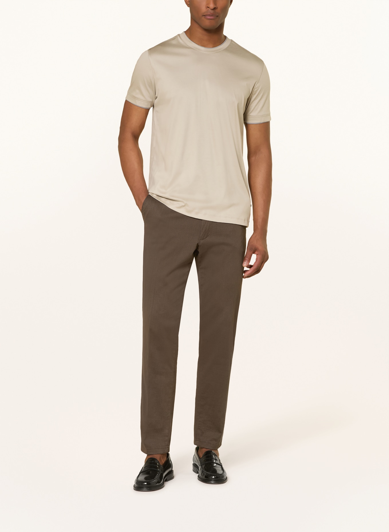 van Laack T-Shirt VL-PIOS-F: HELLGRÜN