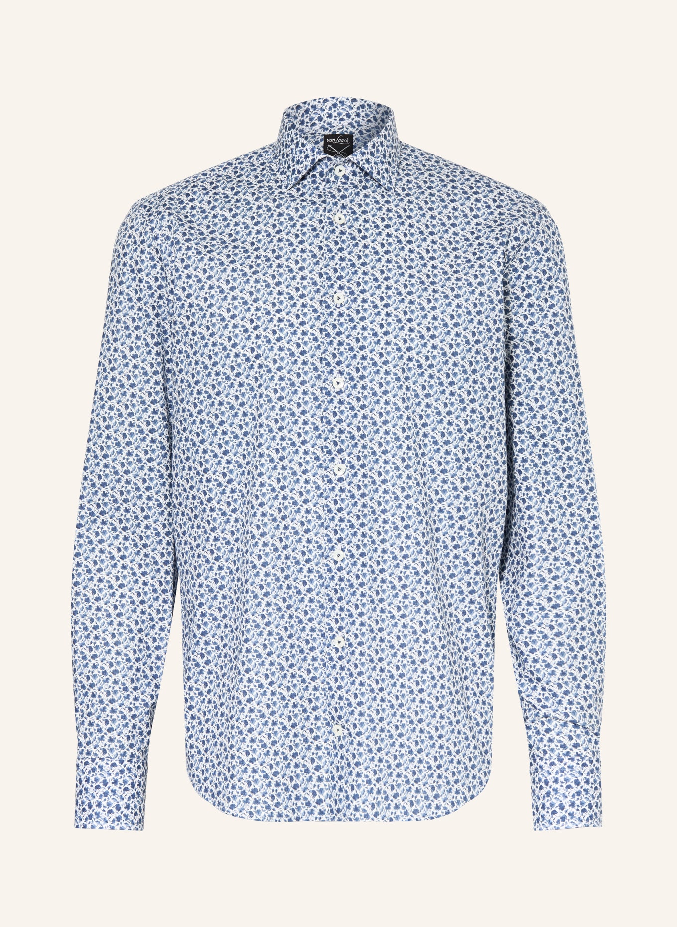 van Laack VL-RIKOS-TF Tailor Fit Shirt: BLUE / WHITE