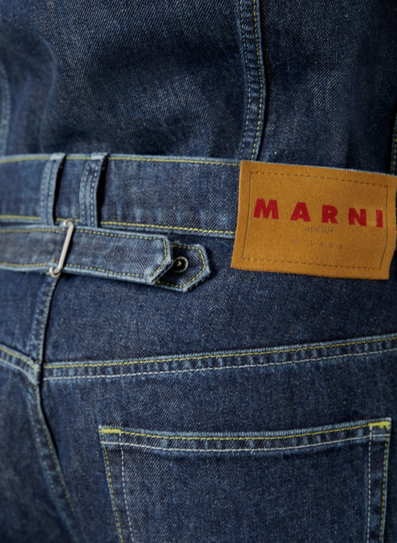 MARNI Jeans Regular Fit: WSB99 BLUBLACK