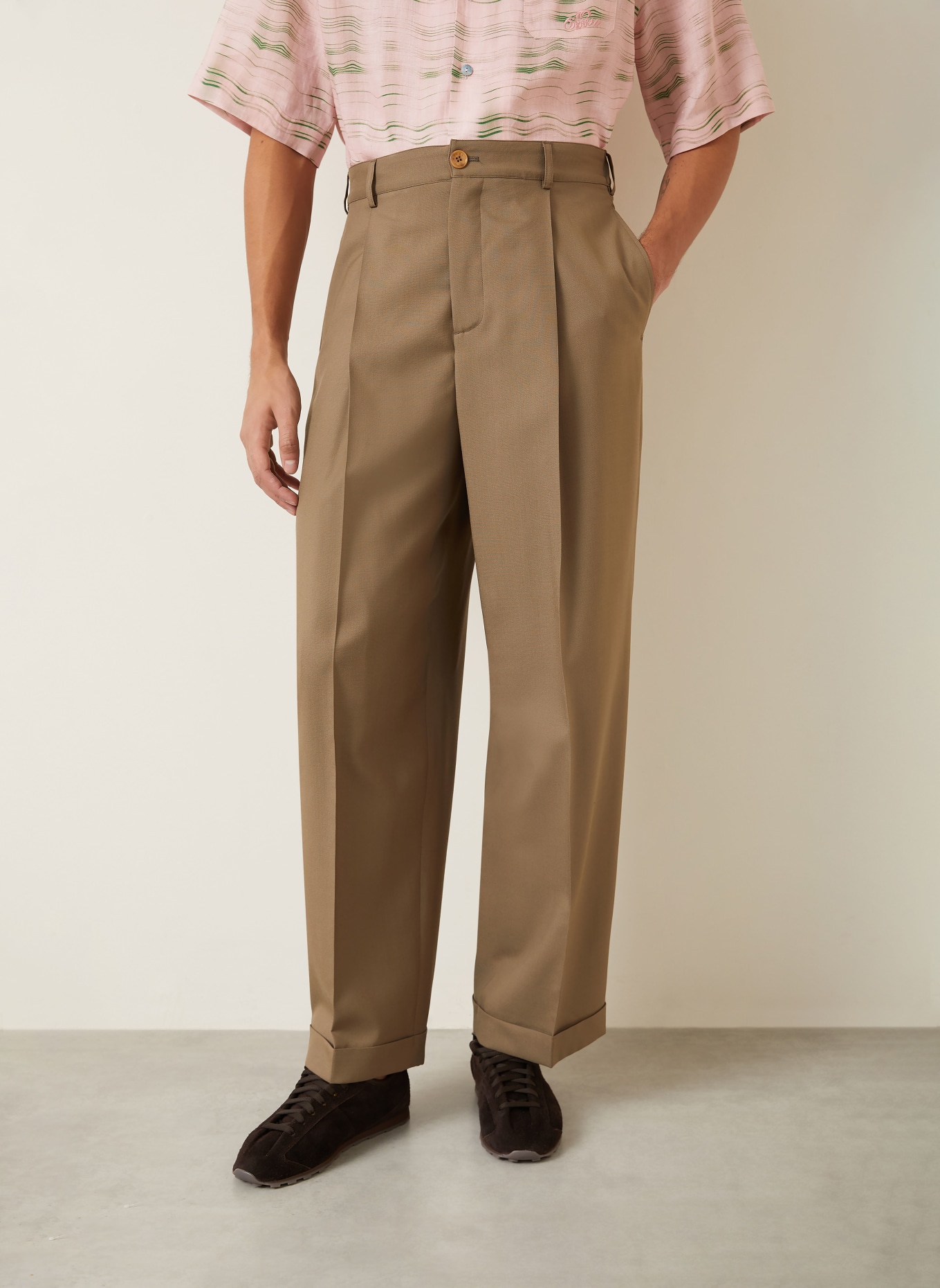 MARNI Chino Regular Fit: BRAUN