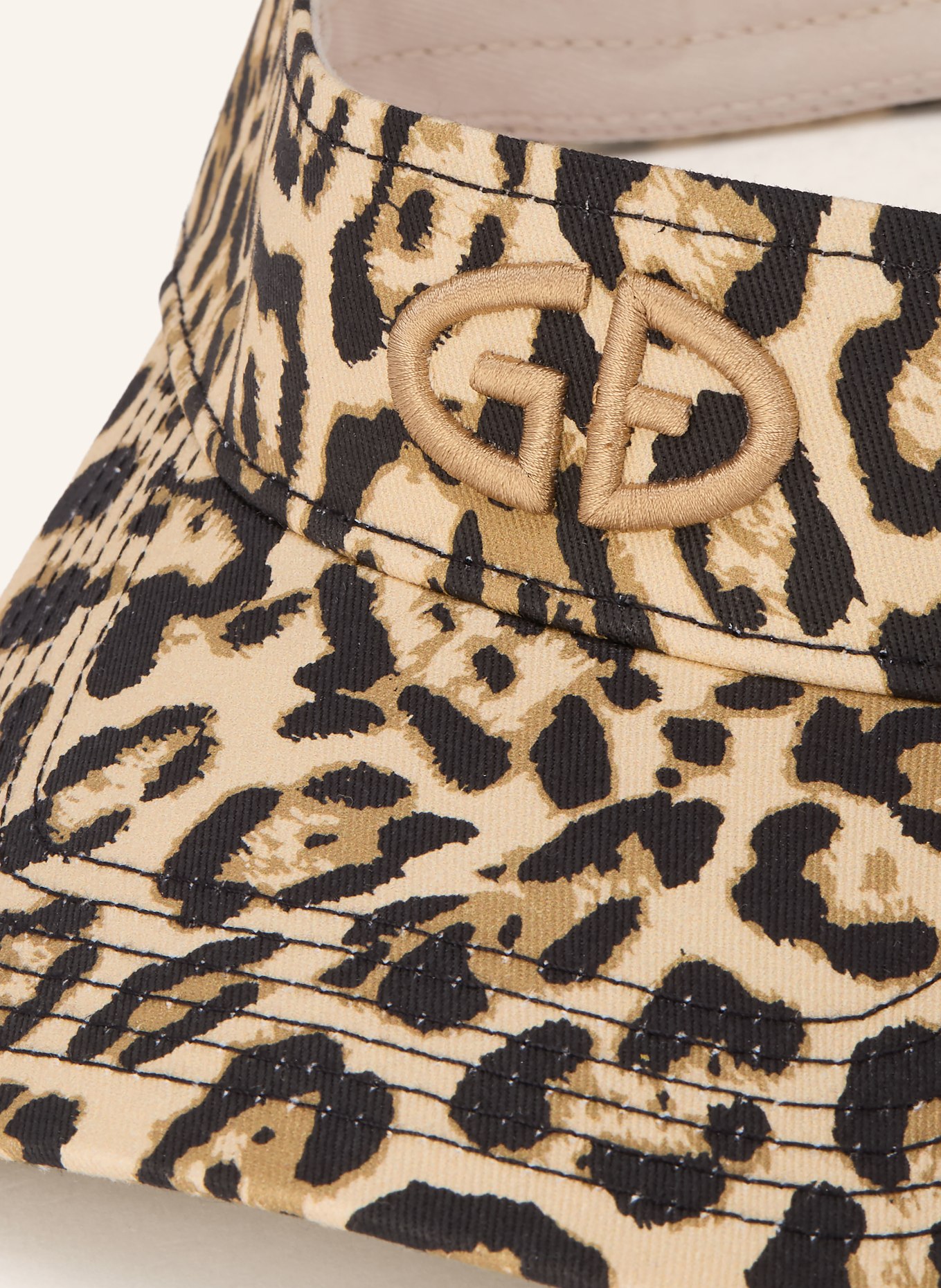 GOLDBERGH Visor cap CLARISSA: BEIGE / BLACK