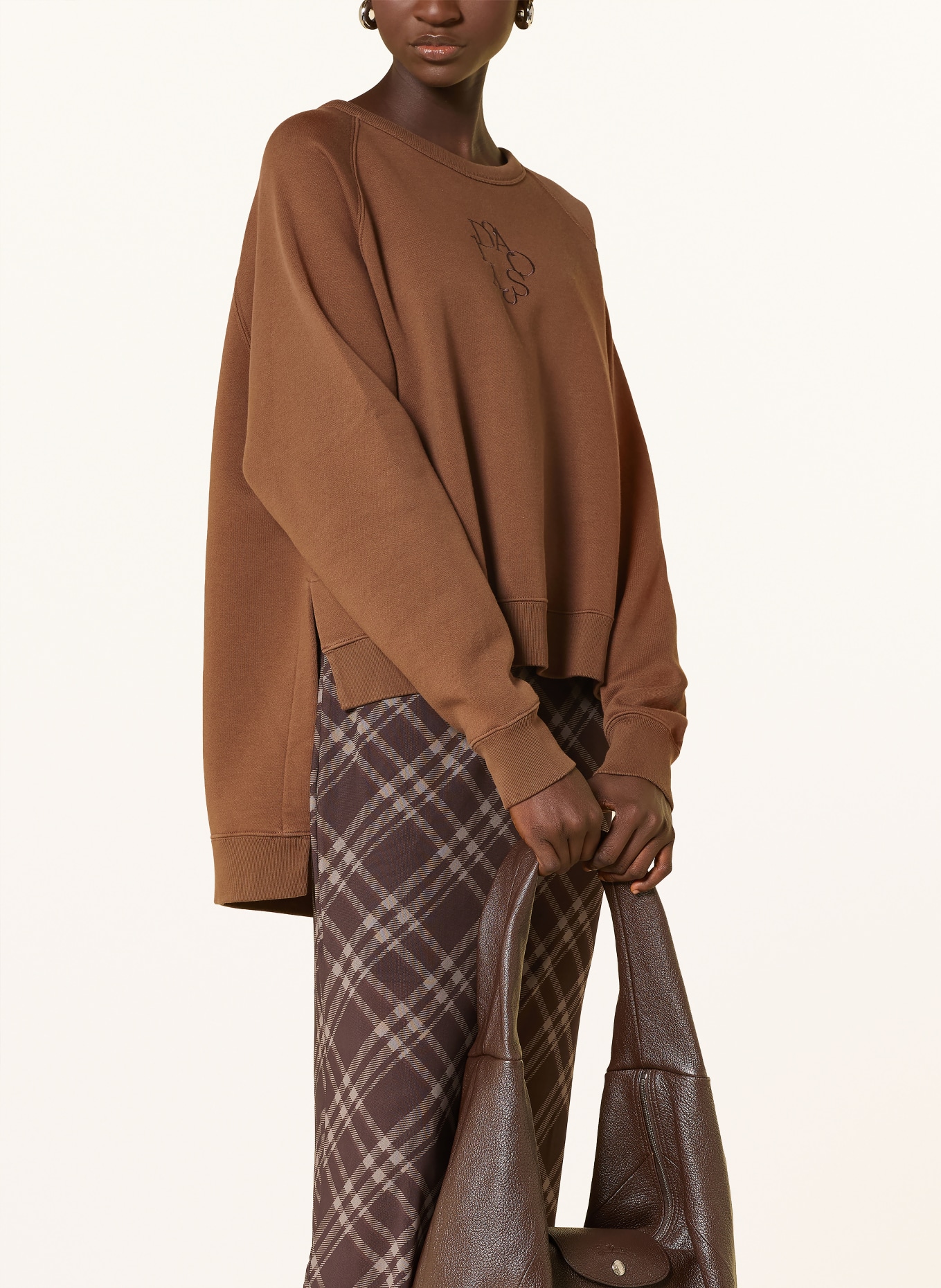 10DAYS sweatshirt: BROWN