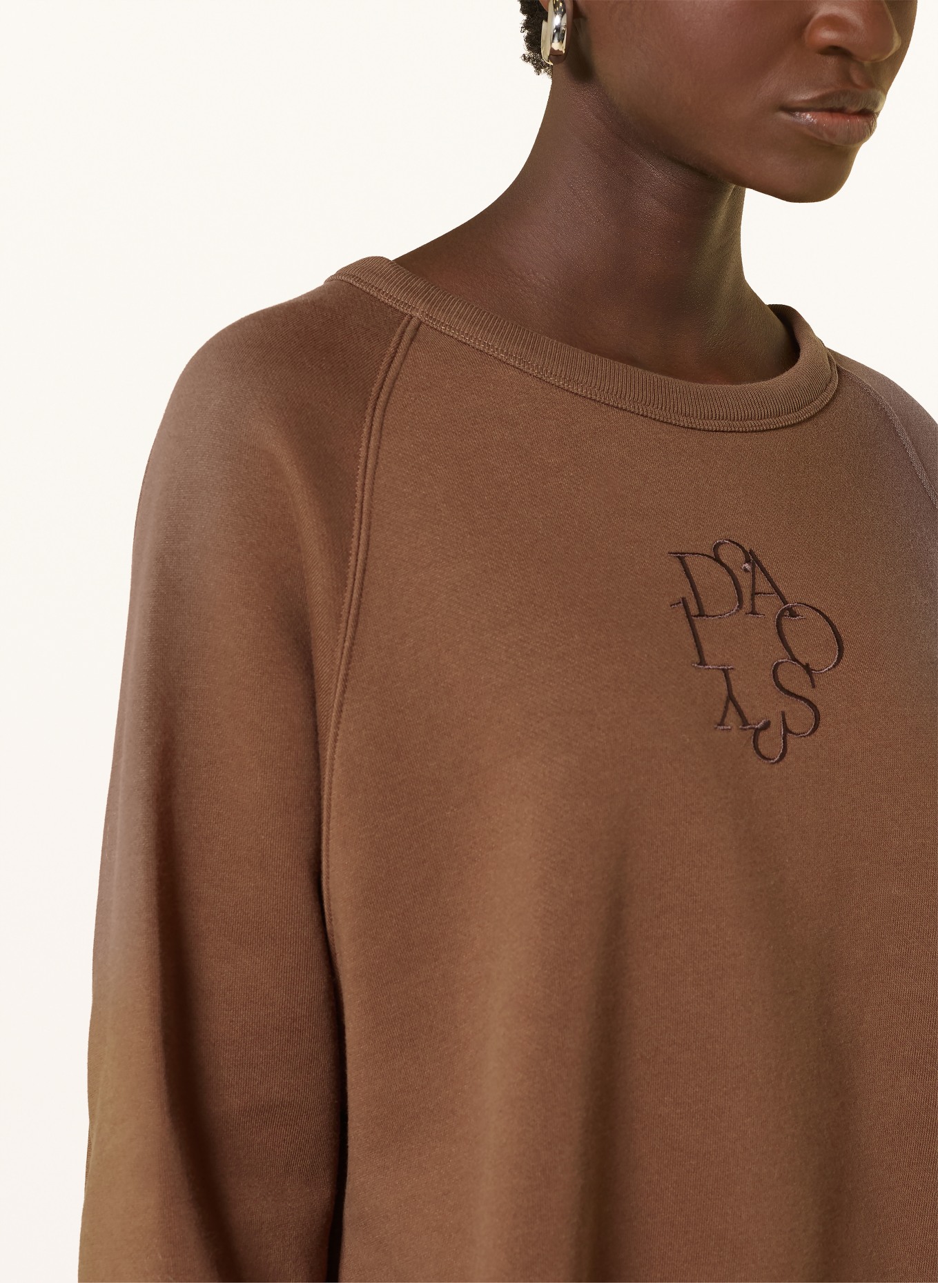 10DAYS sweatshirt: BROWN