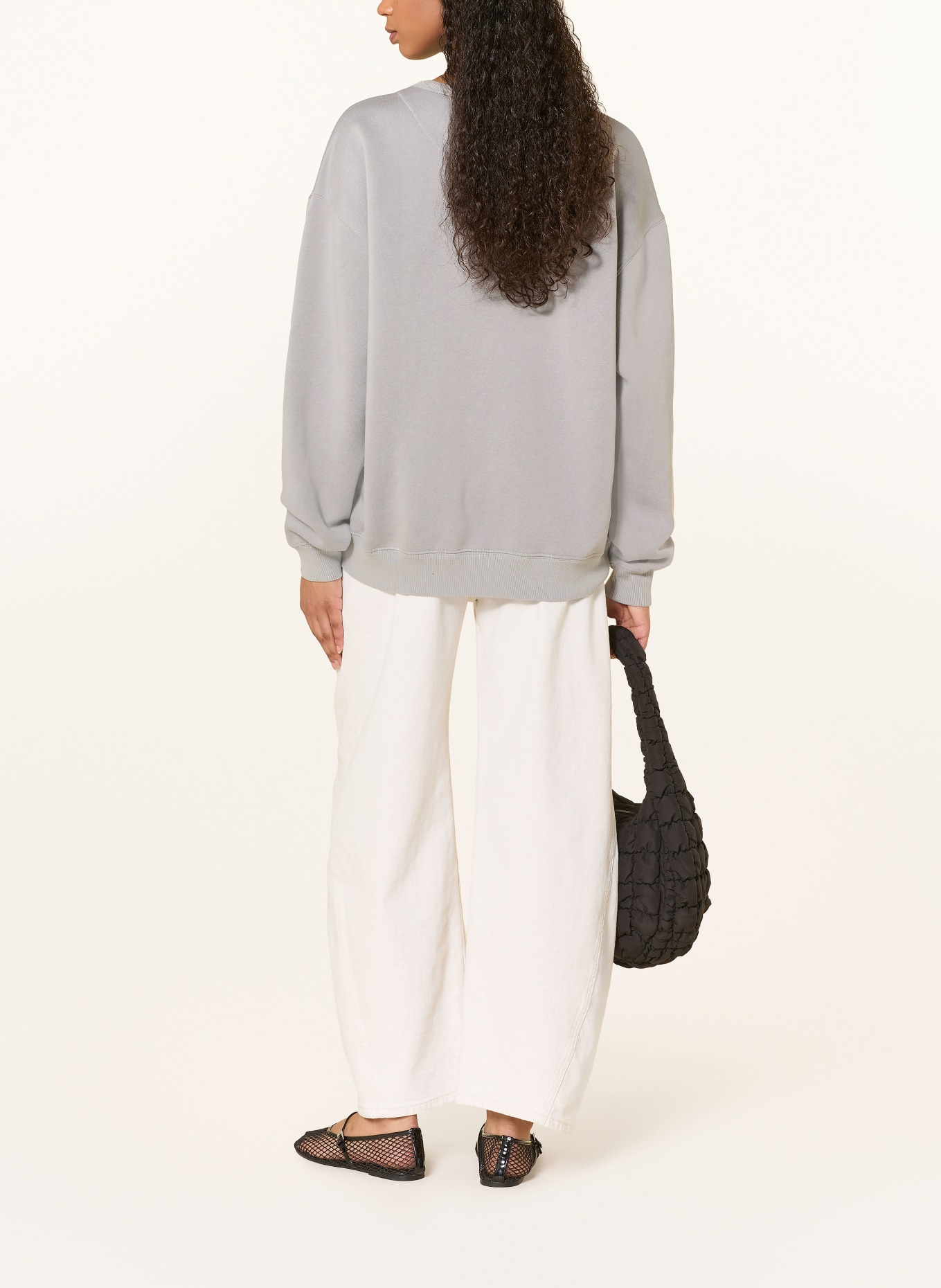 10DAYS sweatshirt: GRAY / CREAM / WHITE