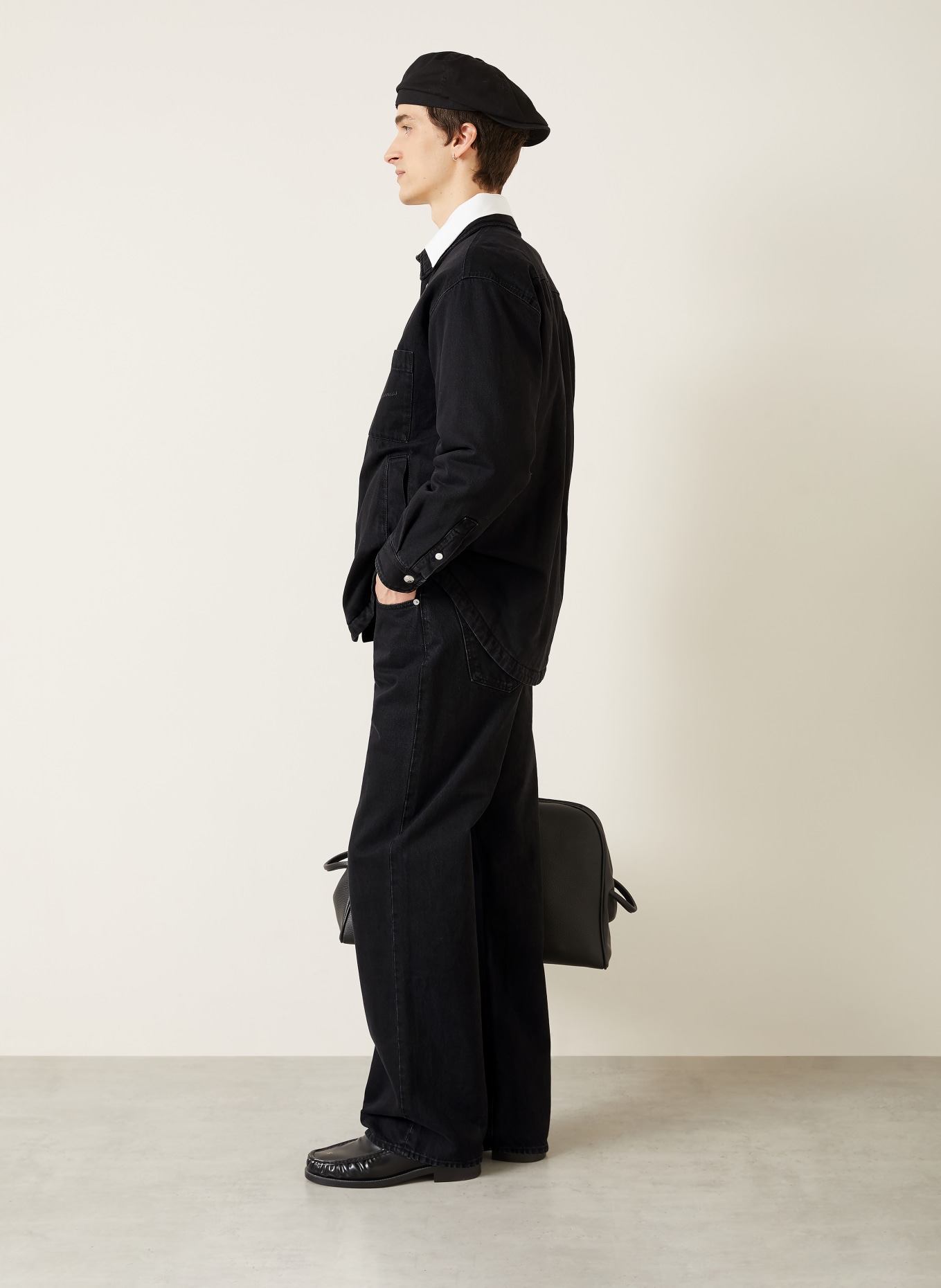 JACQUEMUS Dżinsy LE PAYSAN Regular Fit: 990 BLACK