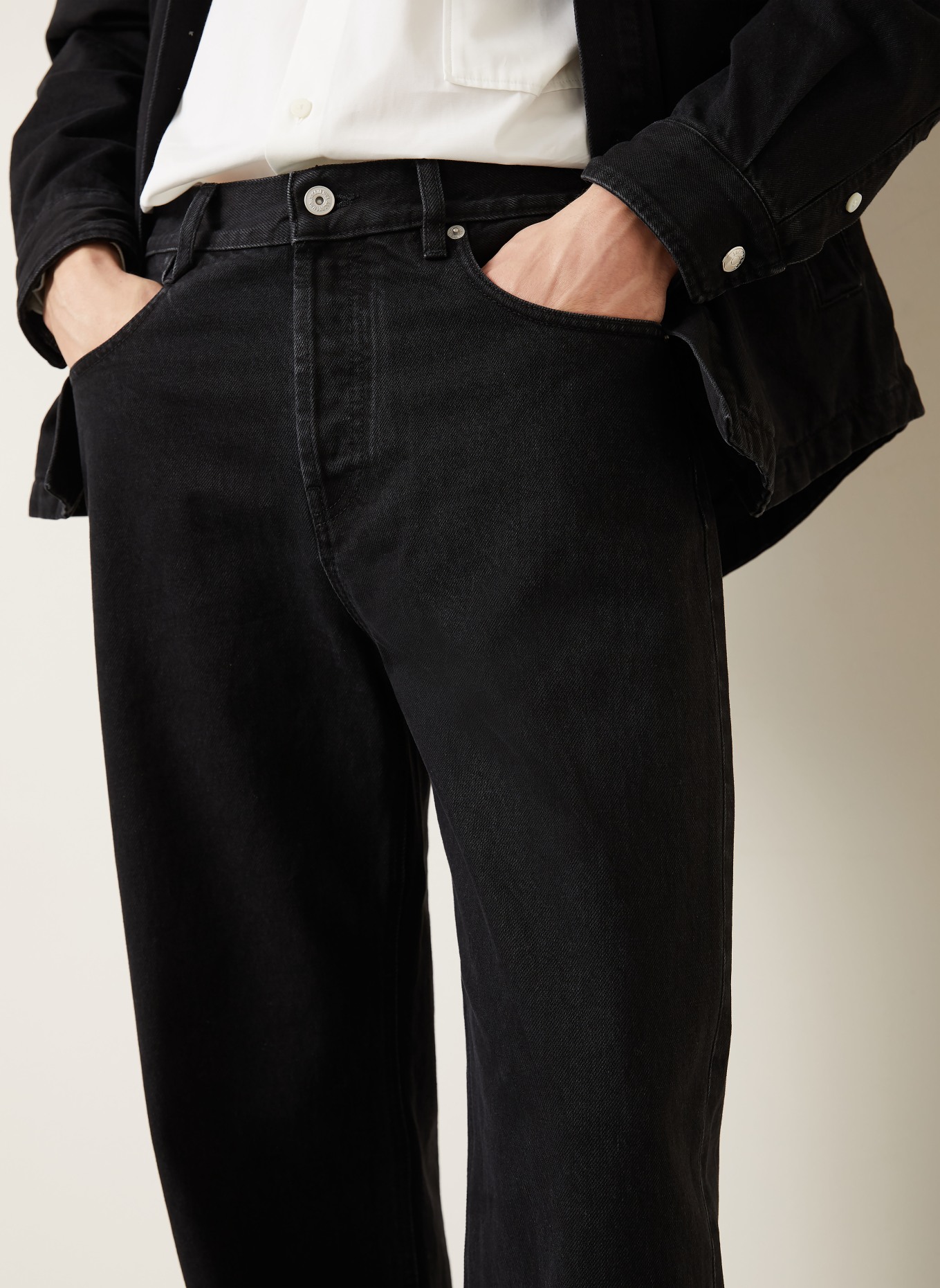 JACQUEMUS Dżinsy LE PAYSAN Regular Fit: 990 BLACK