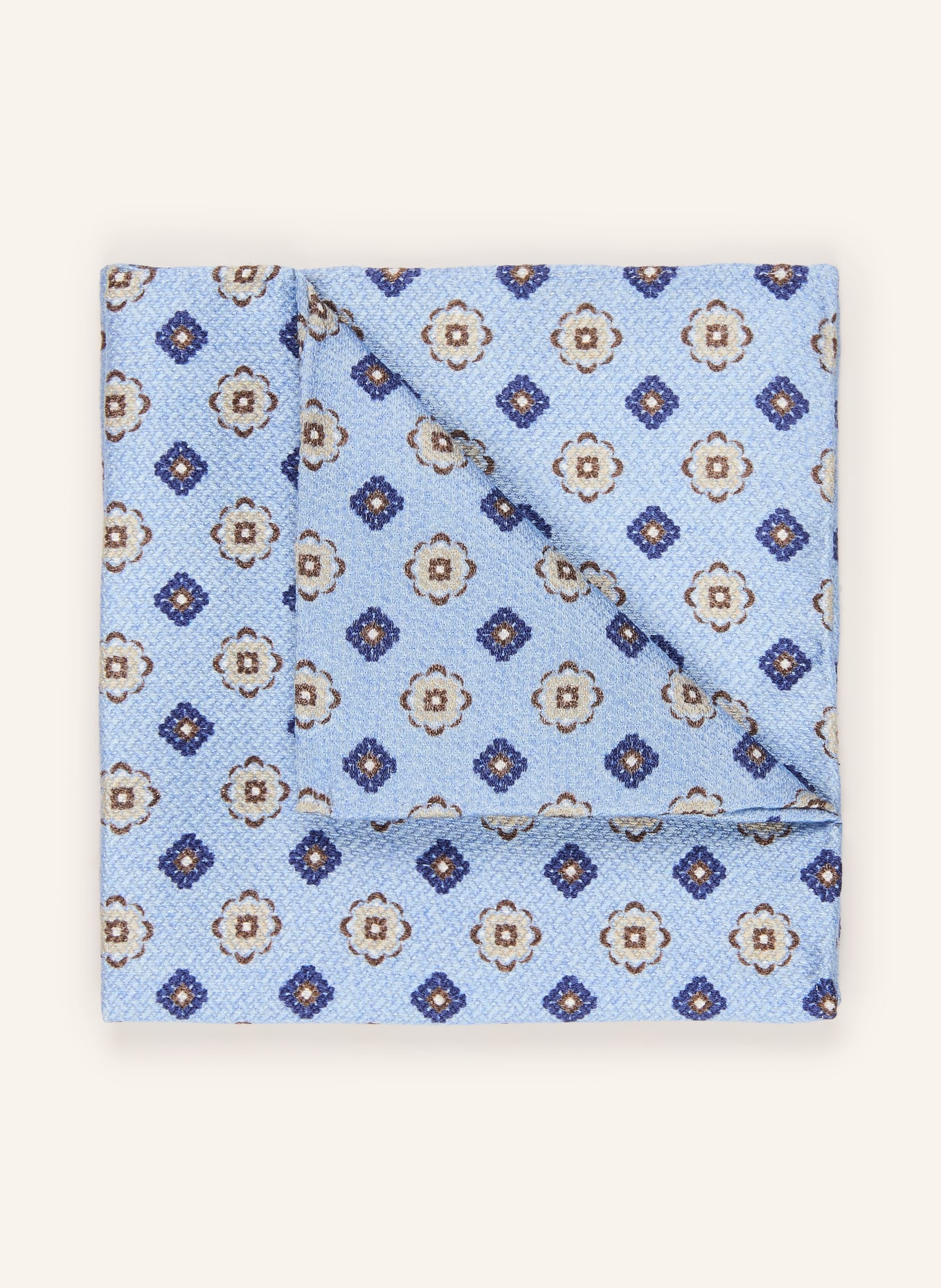 OLYMP poszetka: JASNONIEBIESKI / BEŻOWY / NIEBIESKI