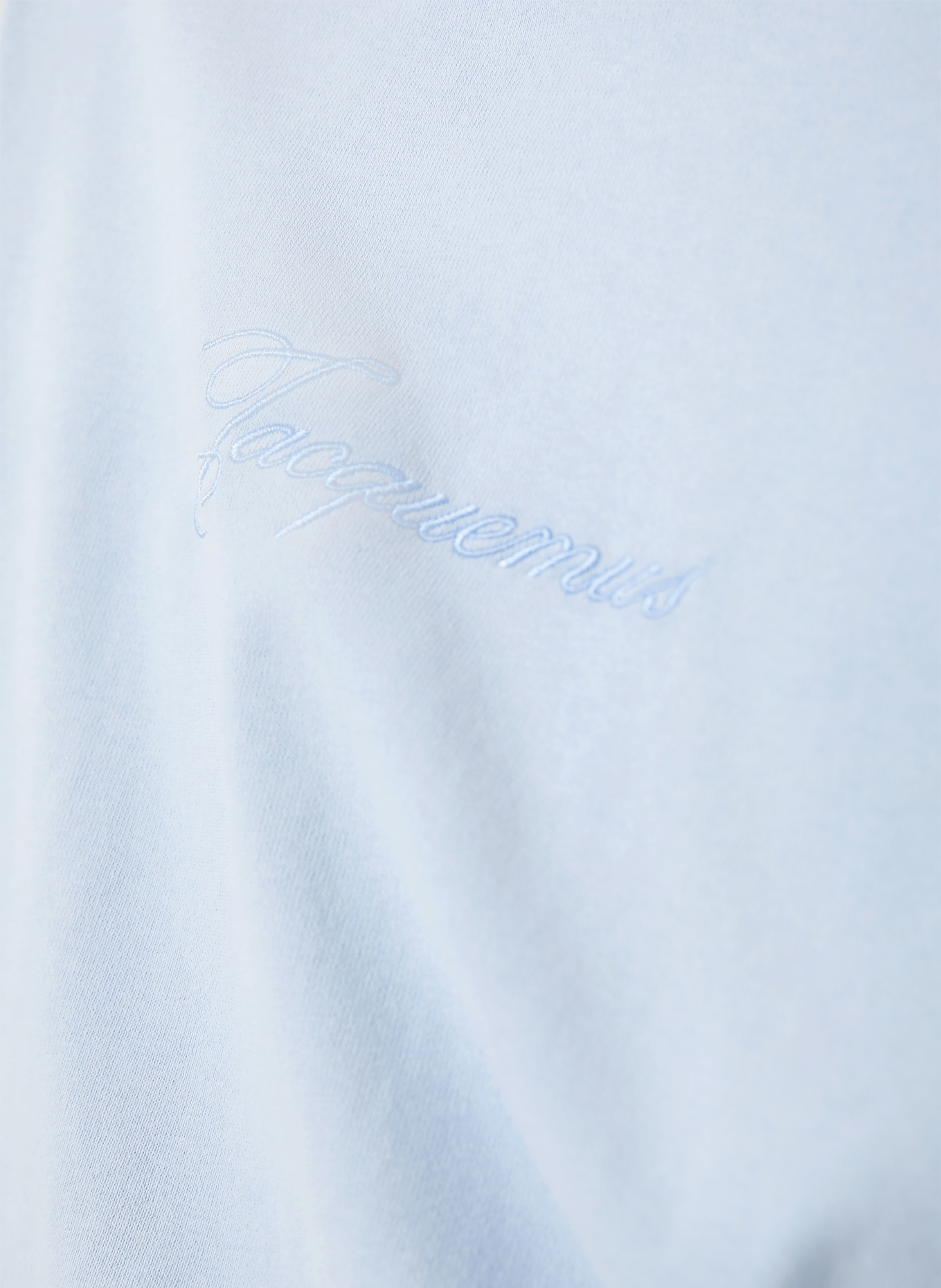 JACQUEMUS Long-sleeved LE T-SHIRT PIGMENTO: LIGHT BLUE