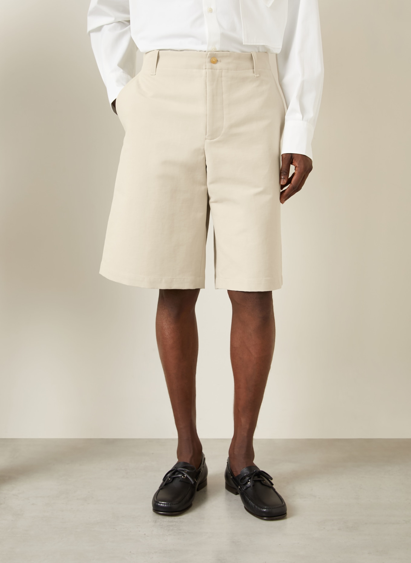 JACQUEMUS Shorts LE SHORT CAMARGUE: BEIGE