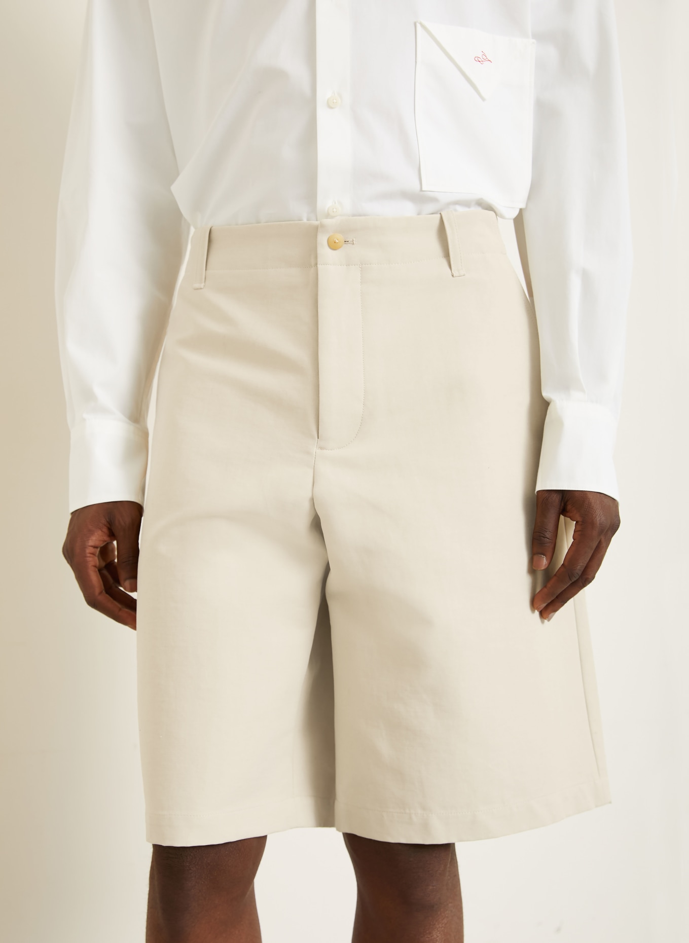 JACQUEMUS Shorts LE SHORT CAMARGUE: BEIGE