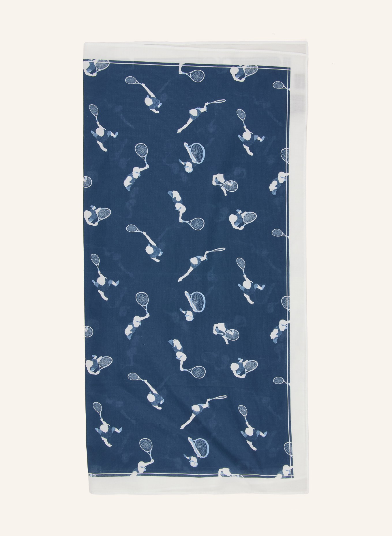 OLYMP Tuch: DUNKELBLAU / WEISS